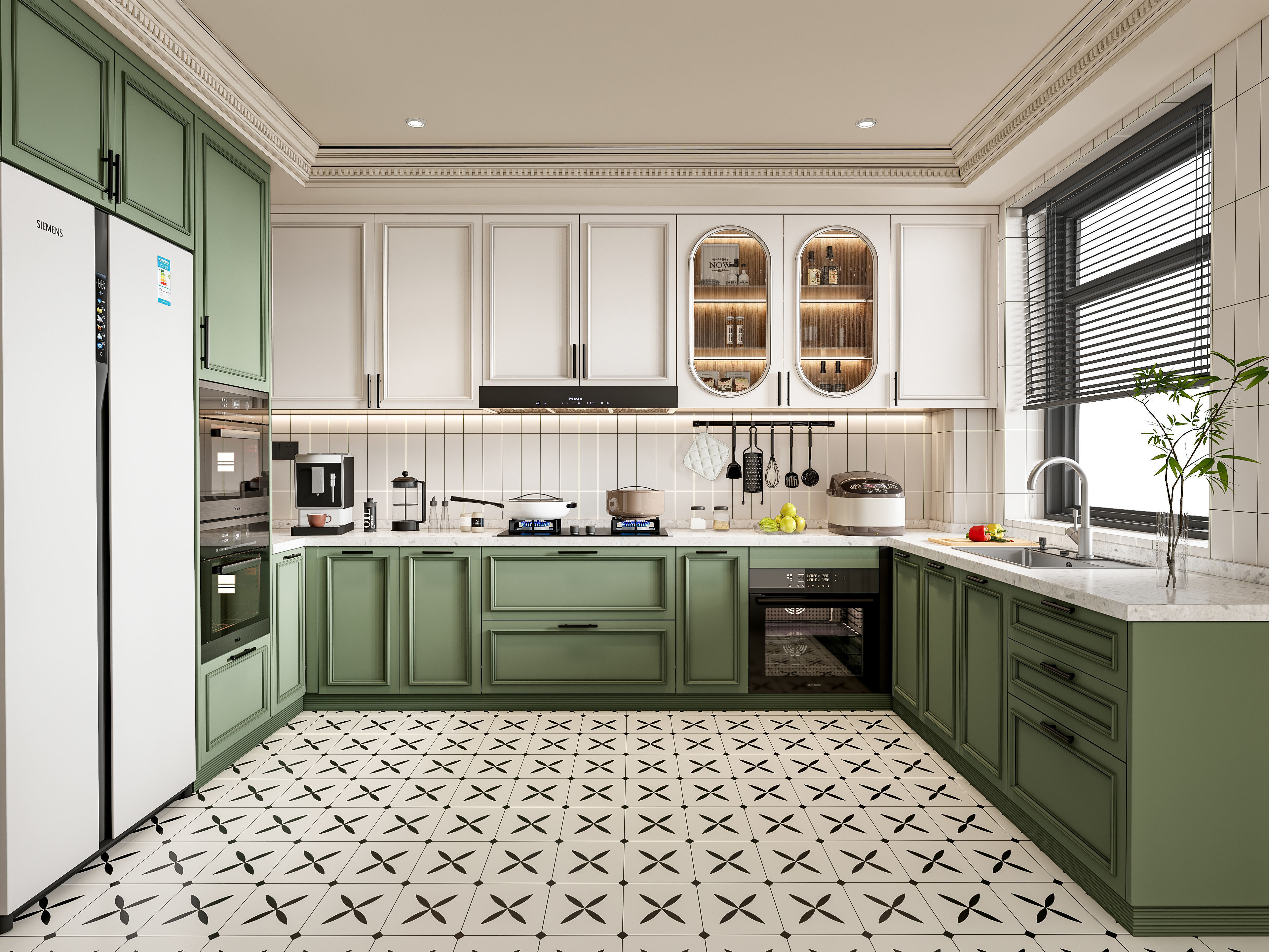 Kitchen Modern interior 77 3D model_0