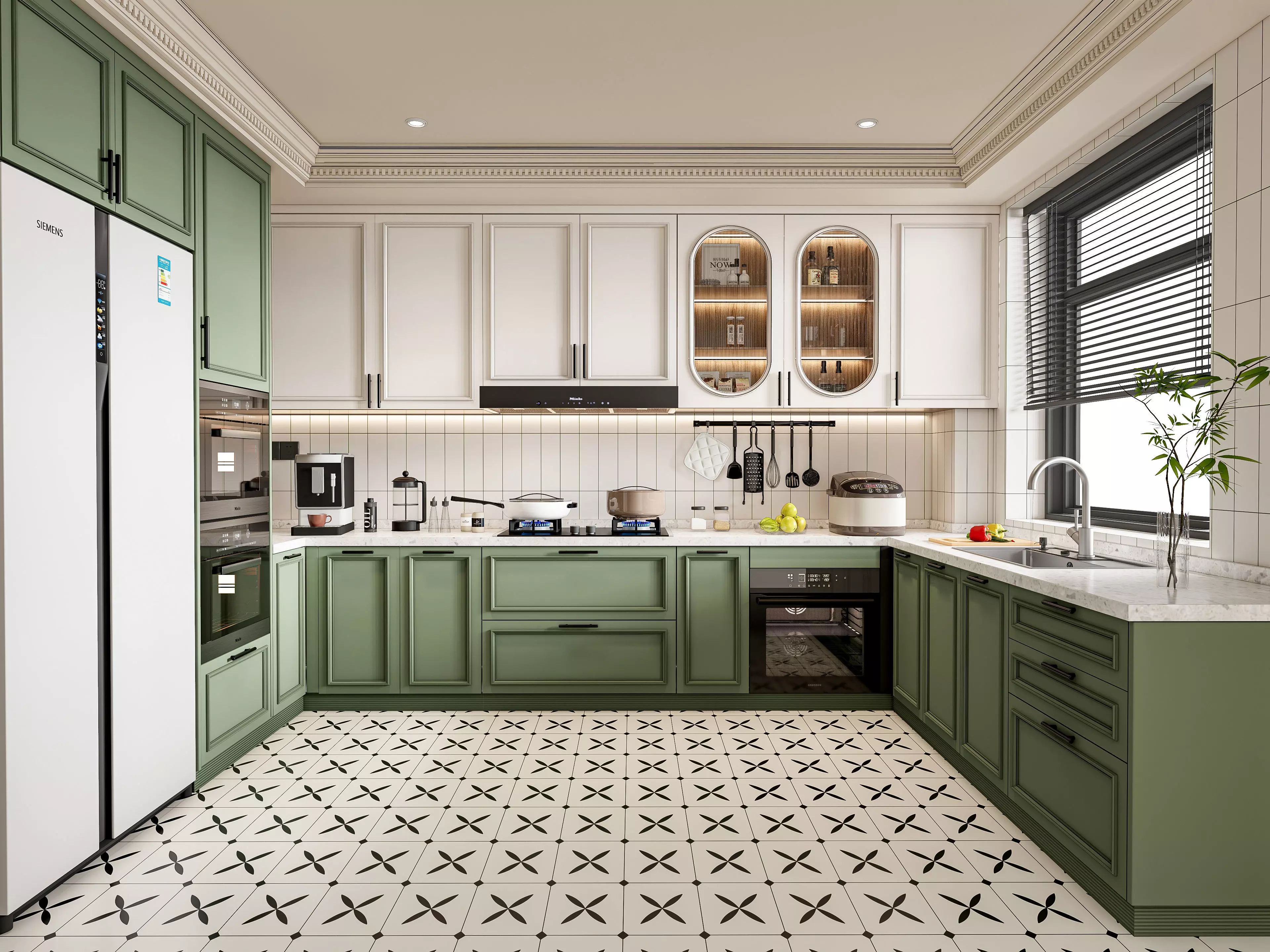 Kitchen Modern interior 77 3D model_0