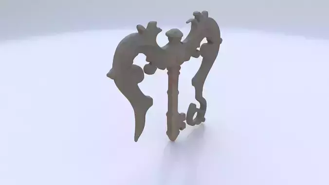 Iron Key 3D model