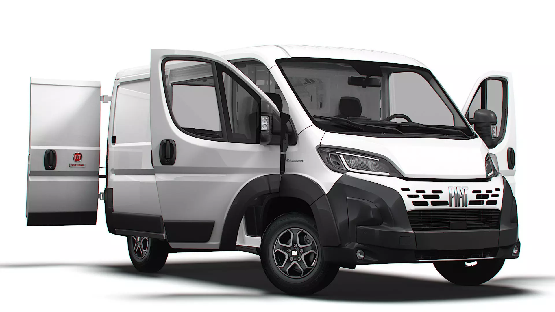 Fiat e Ducato Van L1H1 HQ Interior 2025 3D model_0