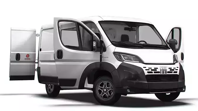Fiat e Ducato Van L1H1 HQ Interior 2025 3D model