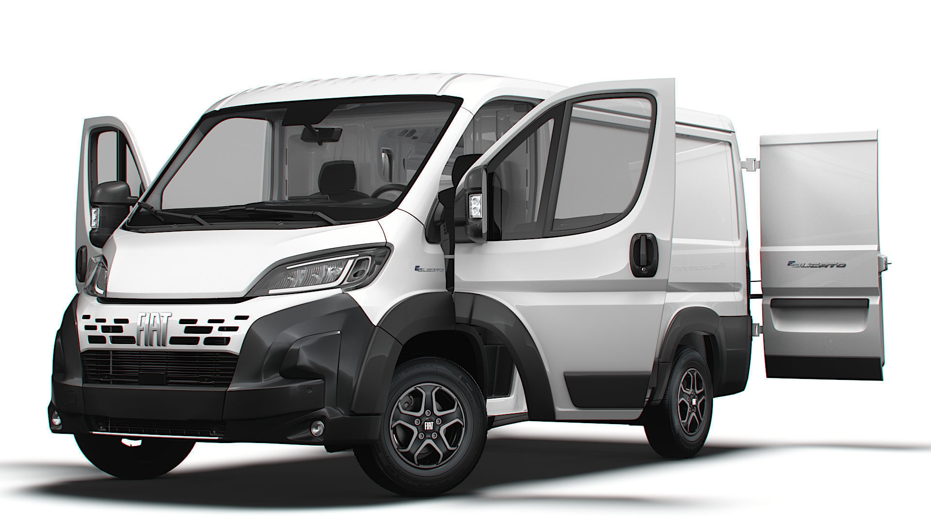 Fiat e Ducato Van L1H1 HQ Interior 2025 3D model_8