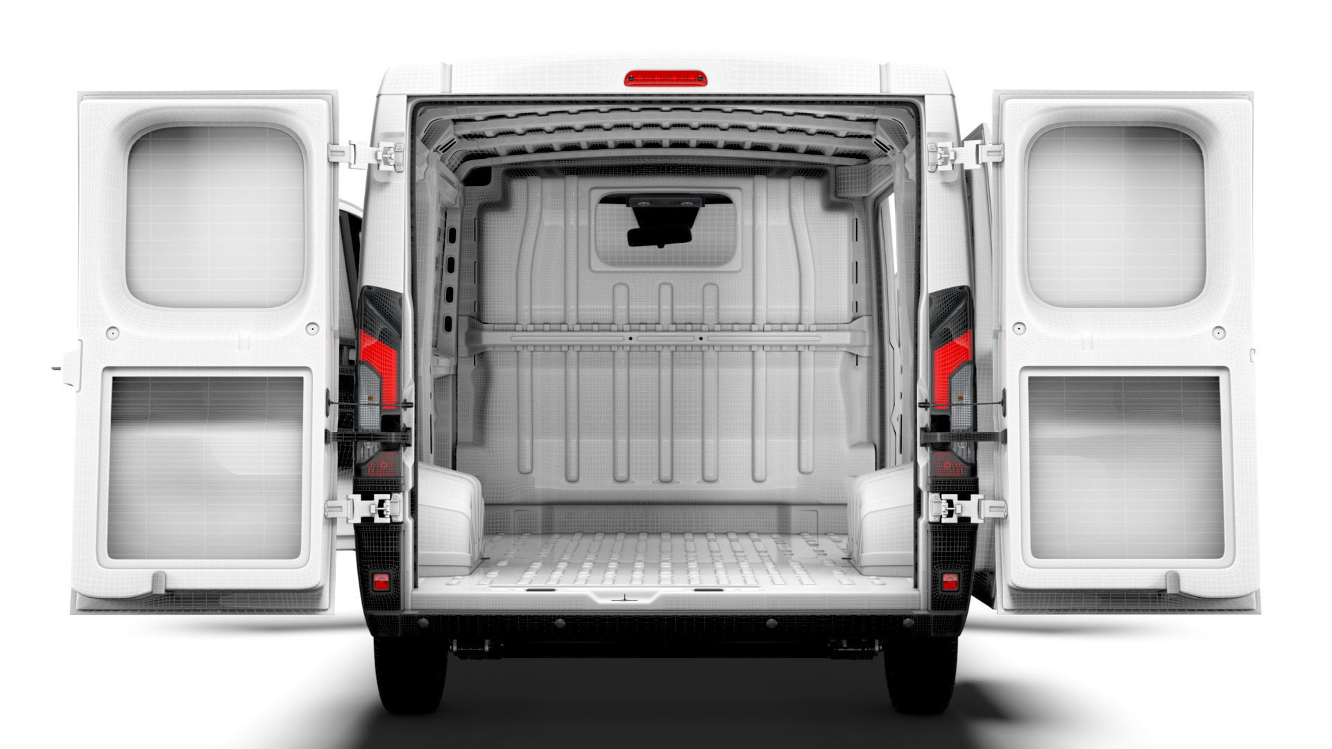 Fiat e Ducato Van L1H1 HQ Interior 2025 3D model_23