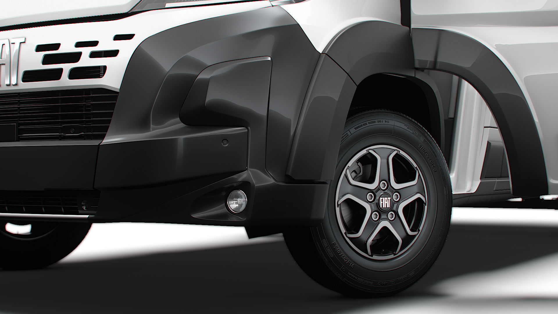 Fiat e Ducato Van L1H1 HQ Interior 2025 3D model_3