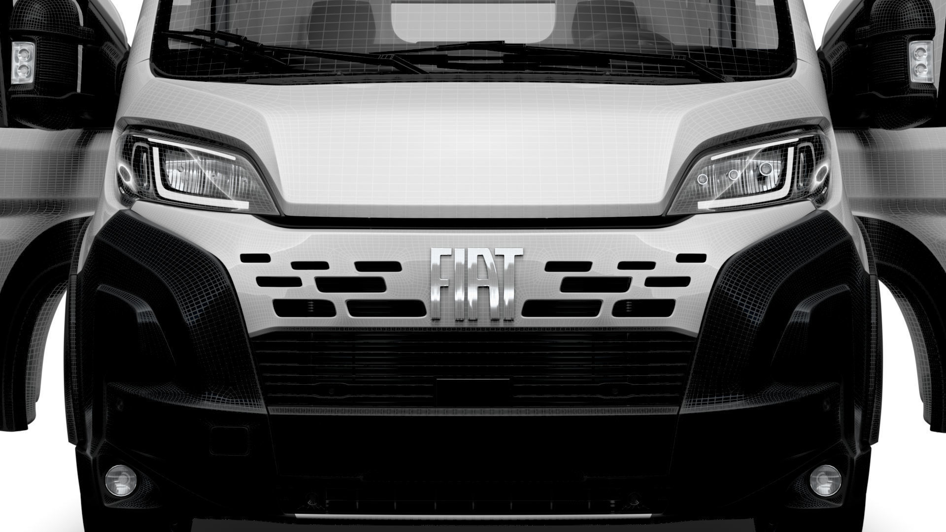 Fiat e Ducato Van L1H1 HQ Interior 2025 3D model_20