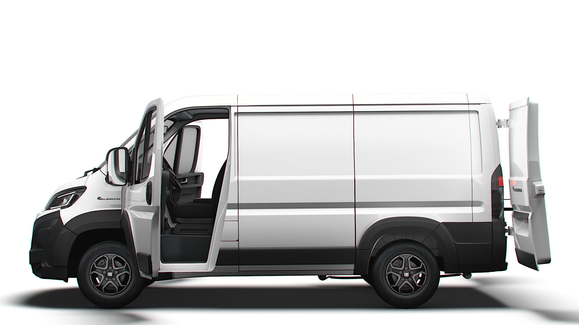 Fiat e Ducato Van L1H1 HQ Interior 2025 3D model_4