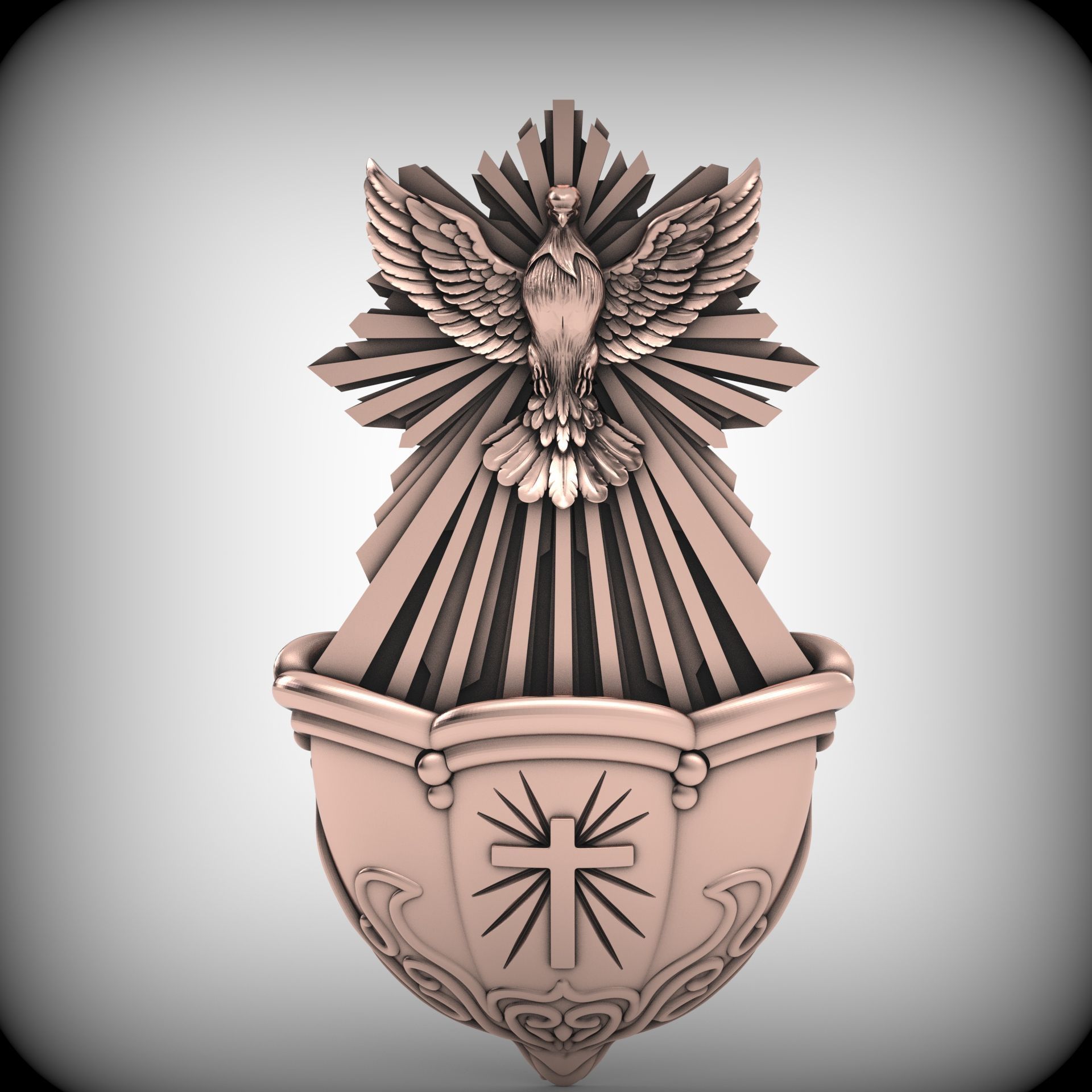 Holy Sink Relief 3D print model_7