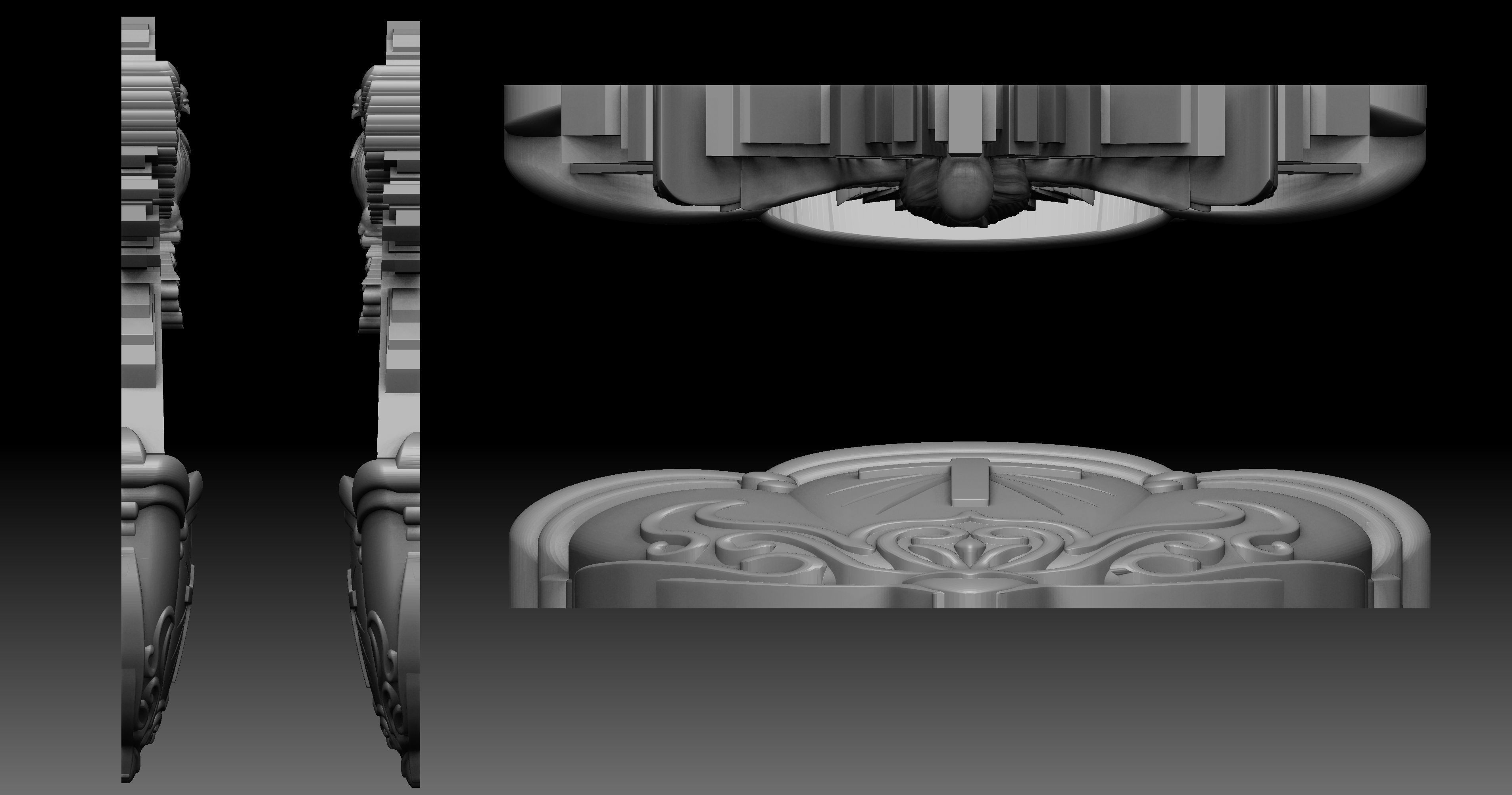 Holy Sink Relief 3D print model_5