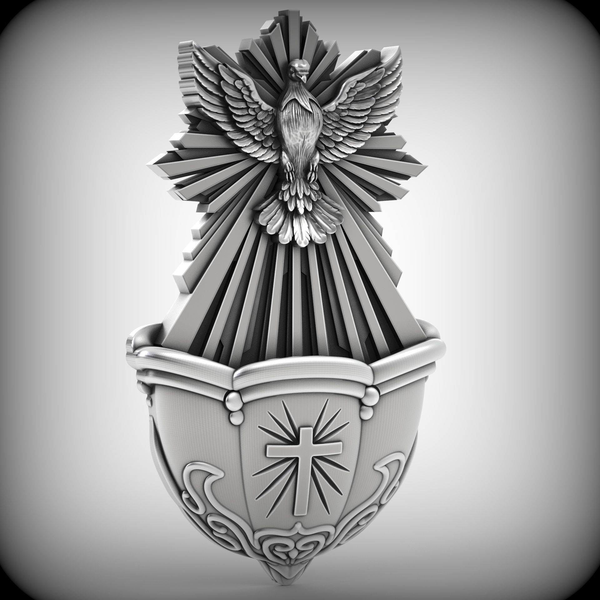 Holy Sink Relief 3D print model_11