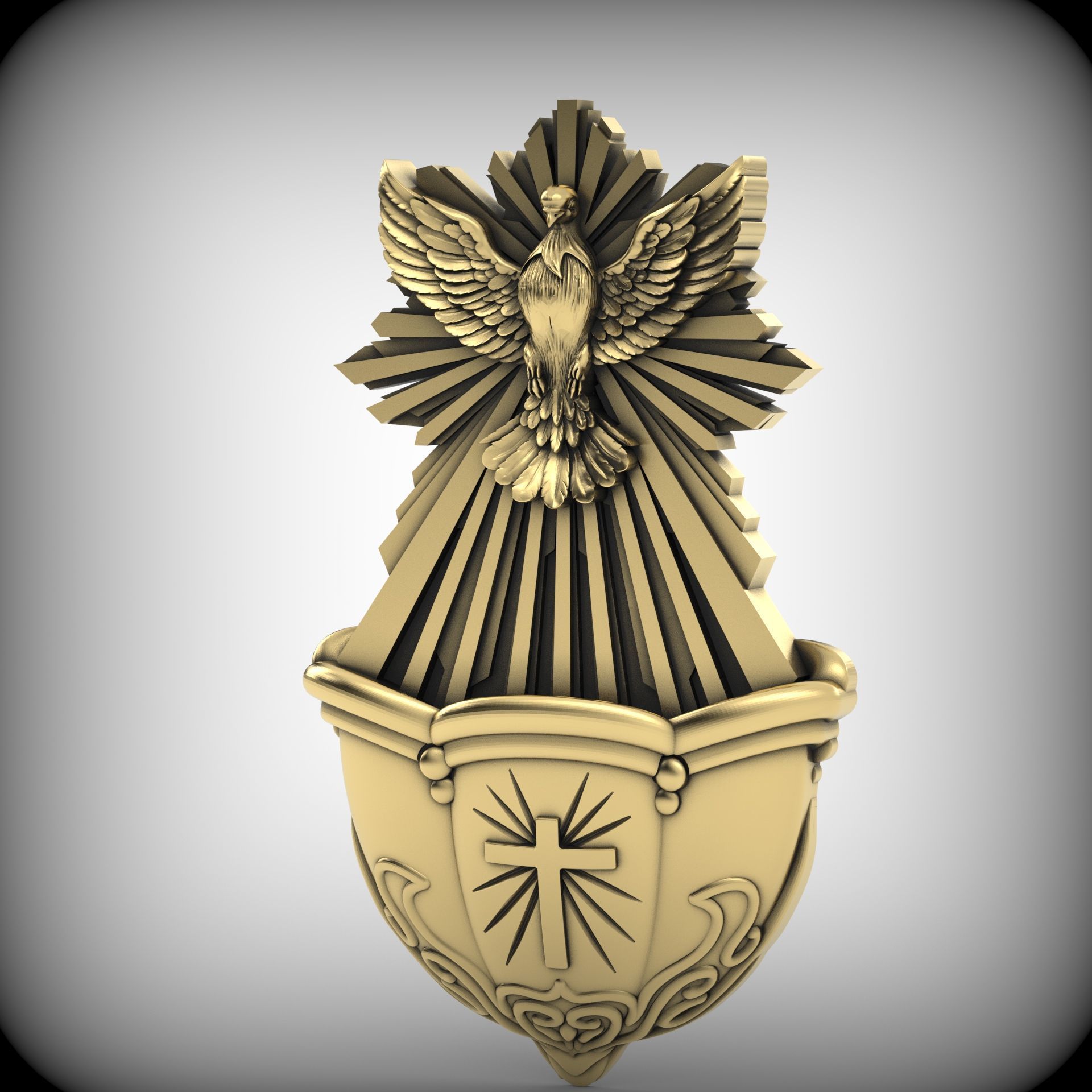 Holy Sink Relief 3D print model_8