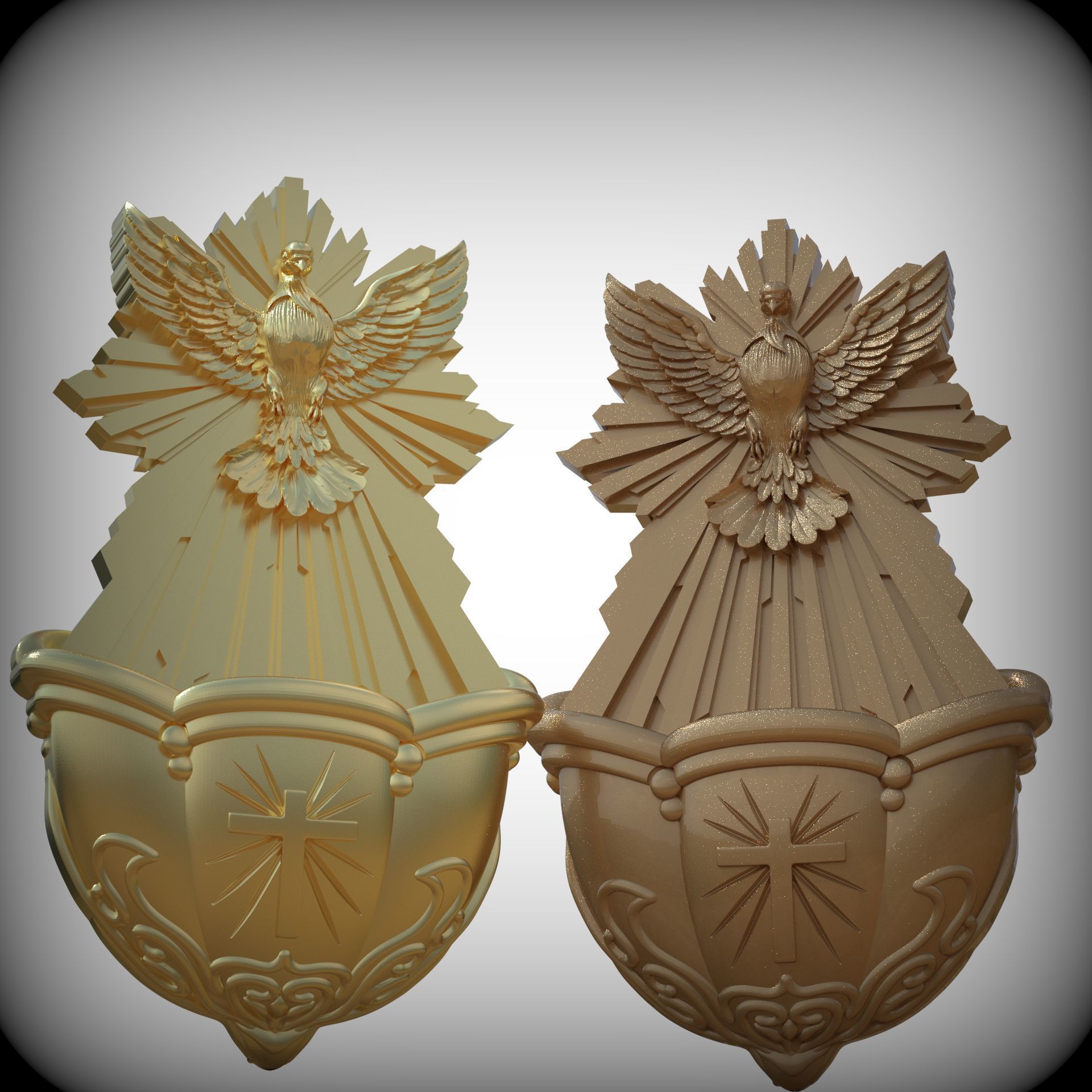 Holy Sink Relief 3D print model_9