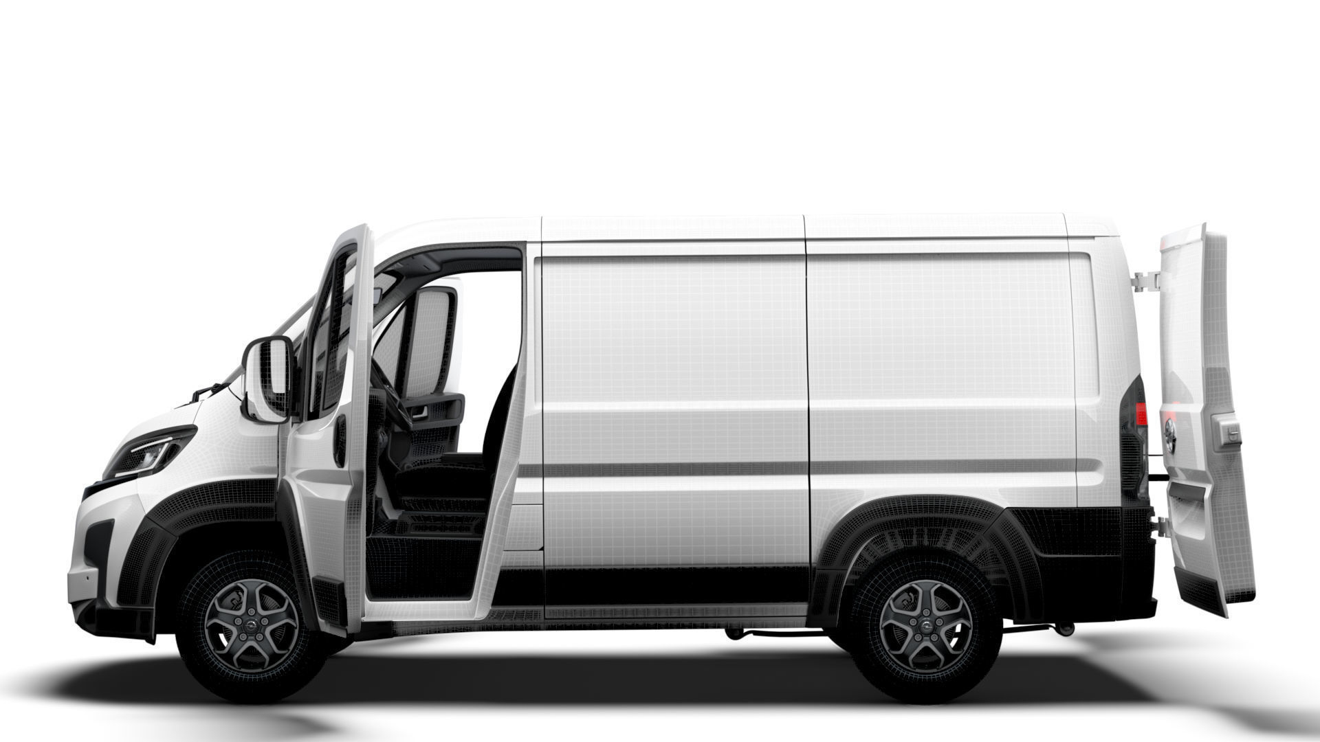 Opel Movano e Van L1H1 HQ Interior 2025 3D model_18