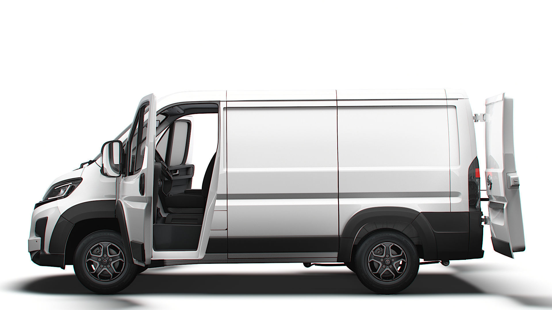 Opel Movano e Van L1H1 HQ Interior 2025 3D model_4