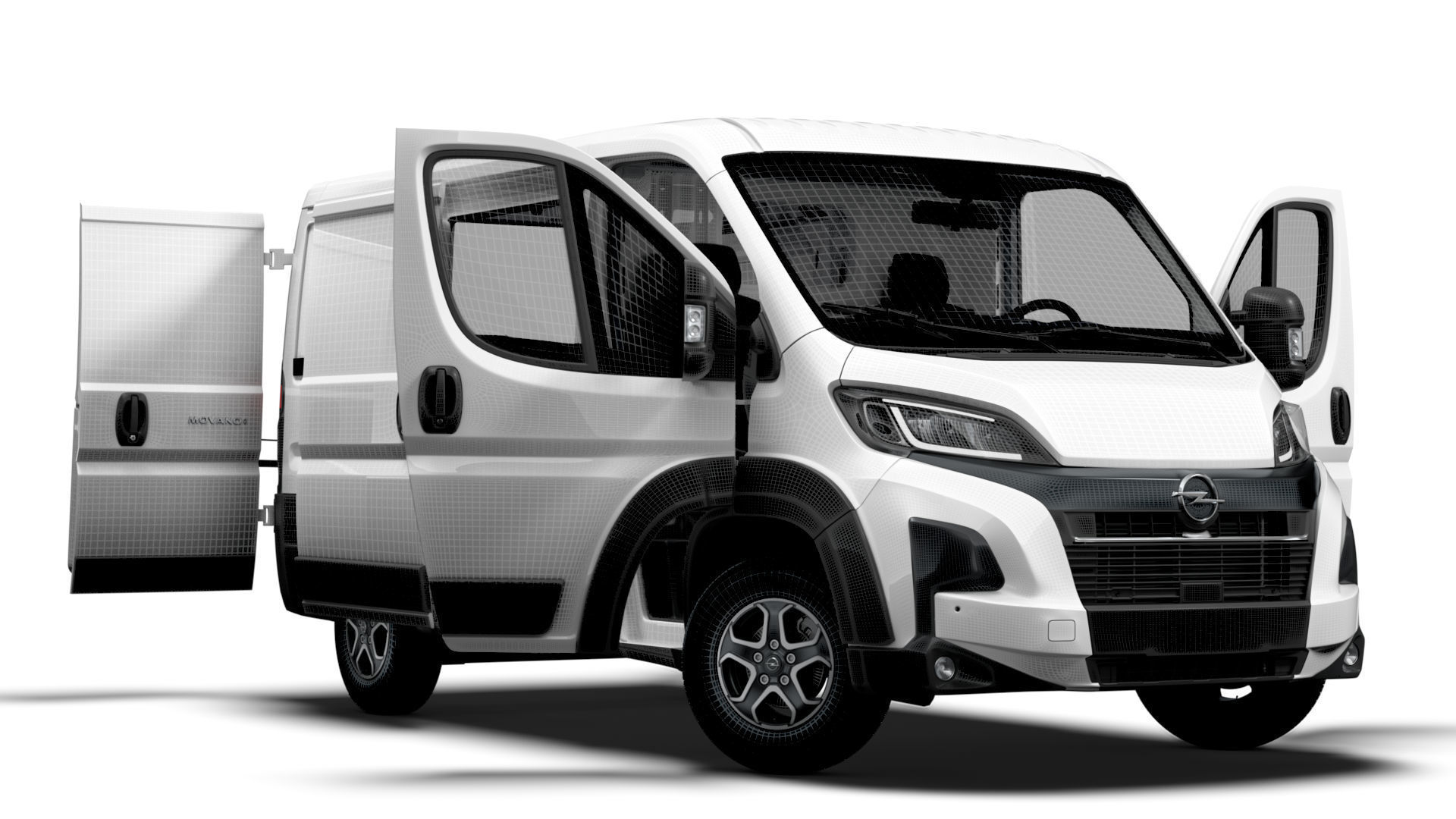 Opel Movano e Van L1H1 HQ Interior 2025 3D model_13
