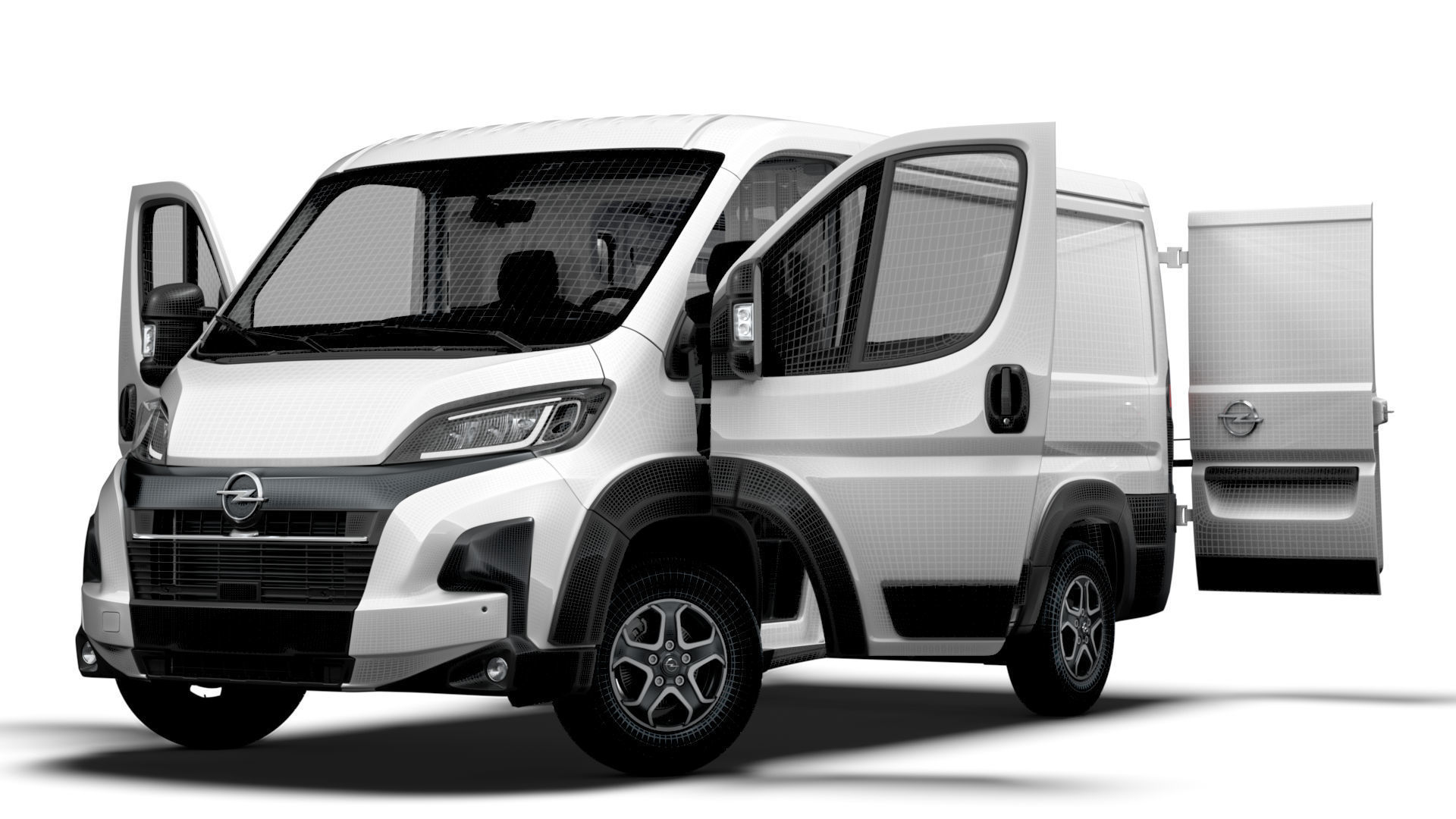 Opel Movano e Van L1H1 HQ Interior 2025 3D model_22