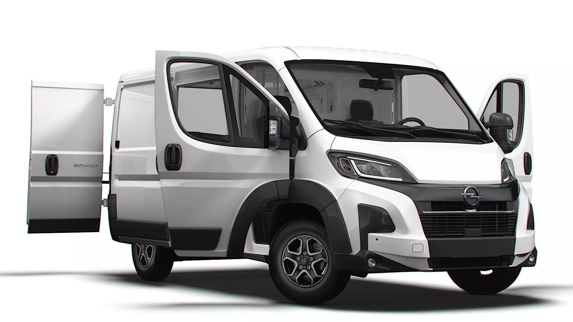 Opel Movano e Van L1H1 HQ Interior 2025 3D model_0