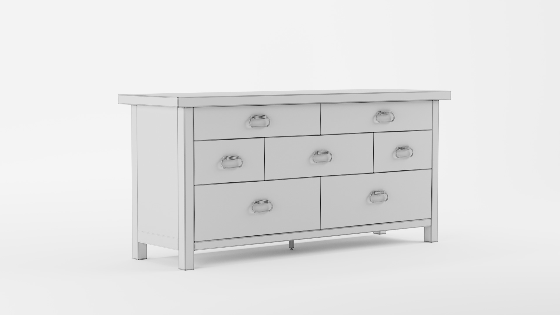 Bernhardt Trianon Dresser 3D model_5