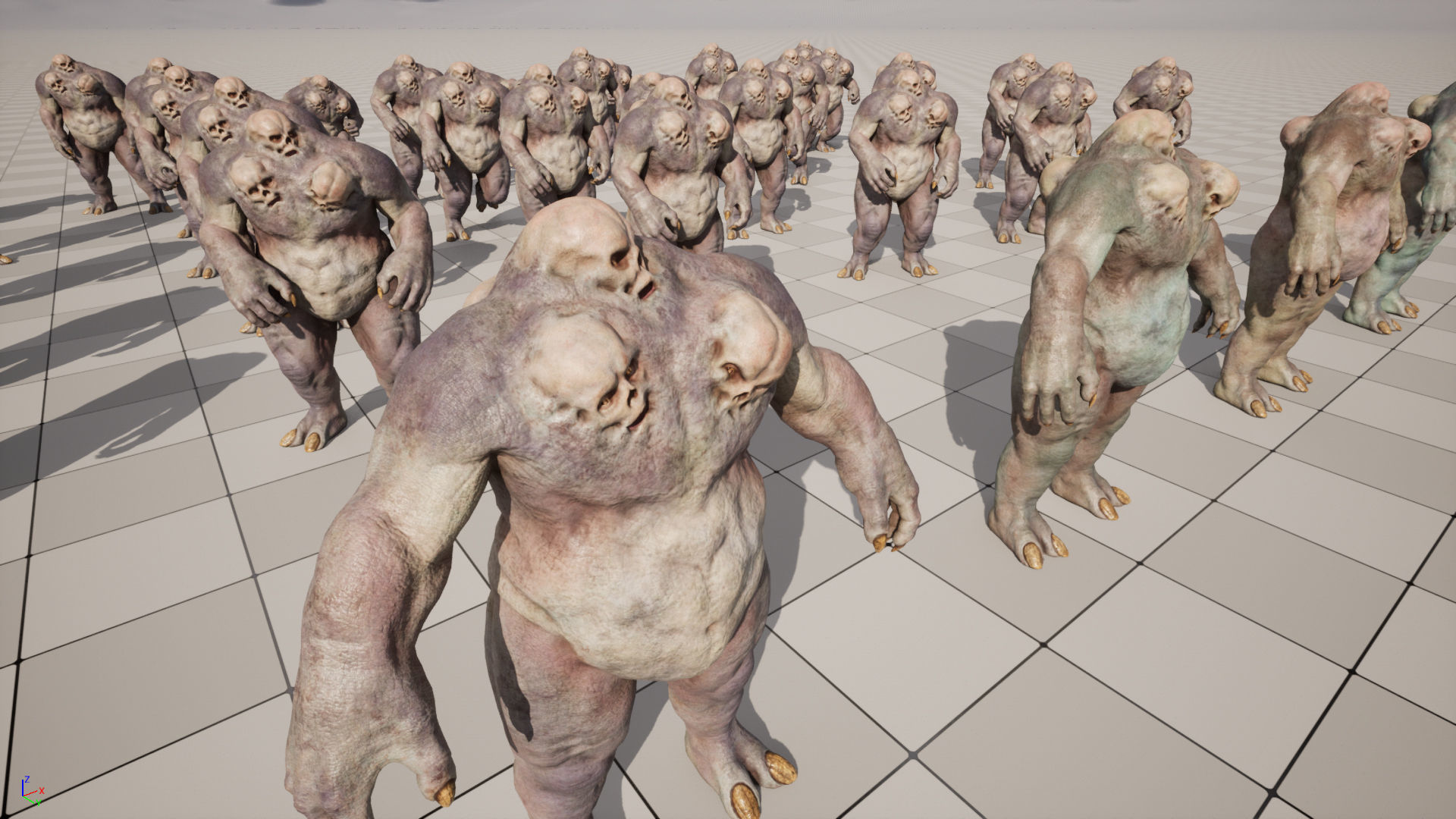 Skull mutant Low-poly 3D model_15