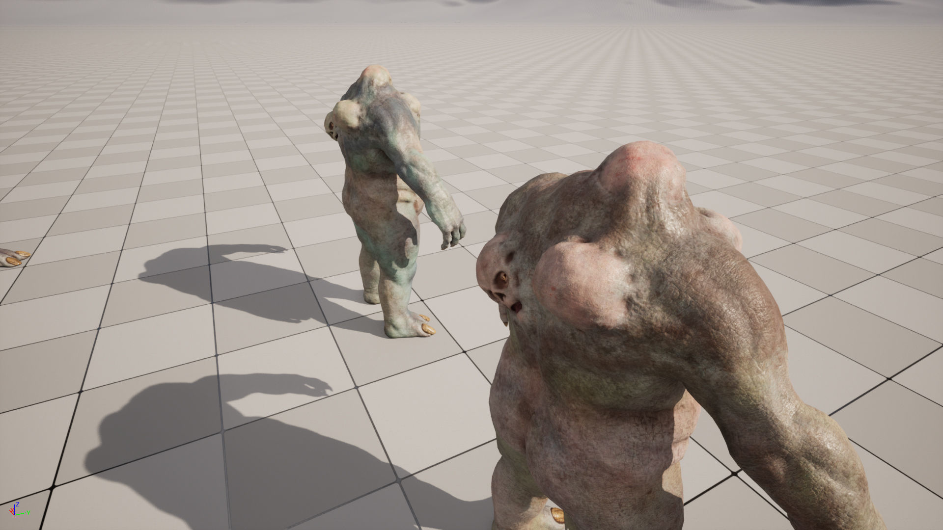 Skull mutant Low-poly 3D model_16