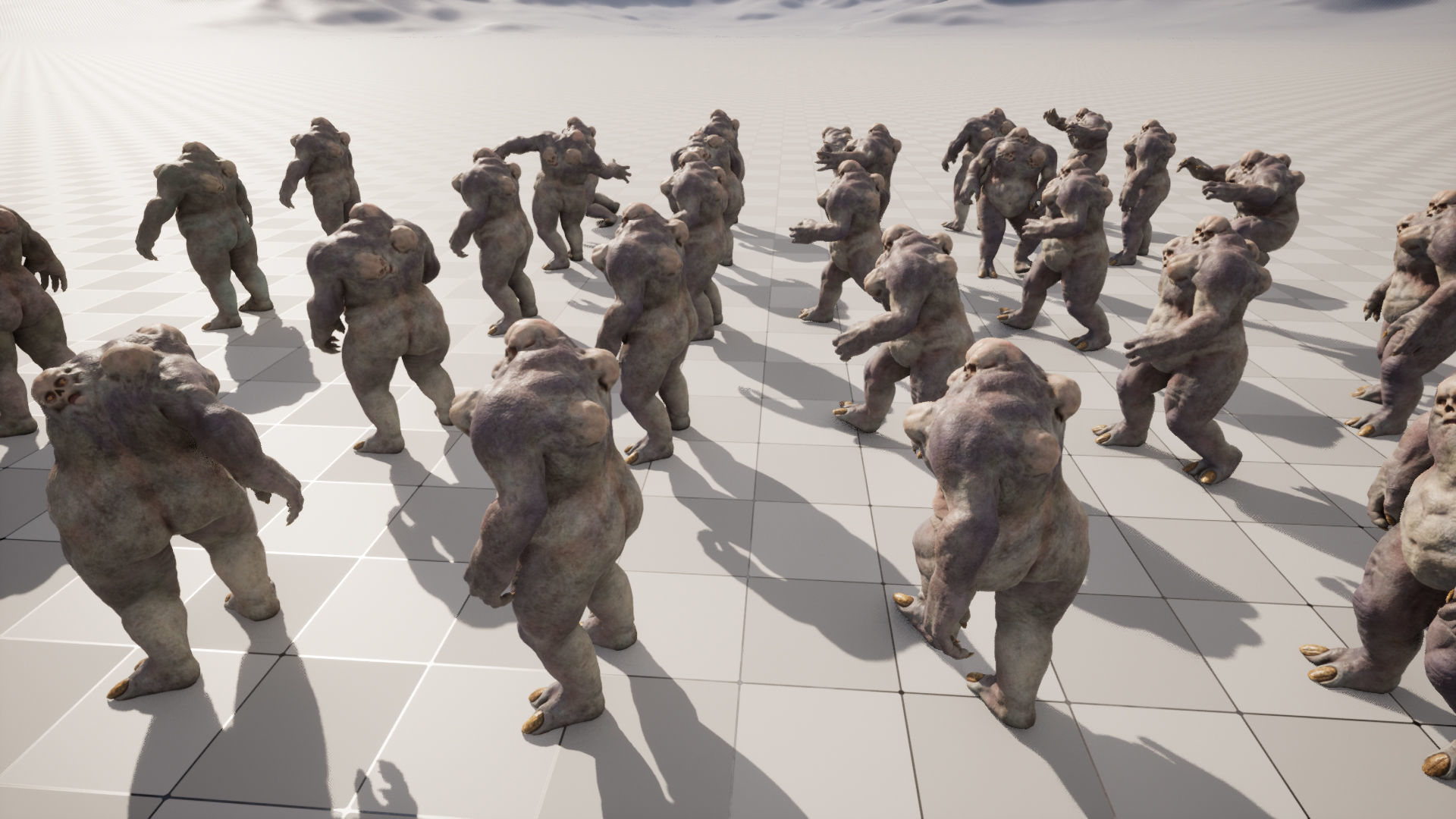 Skull mutant Low-poly 3D model_18