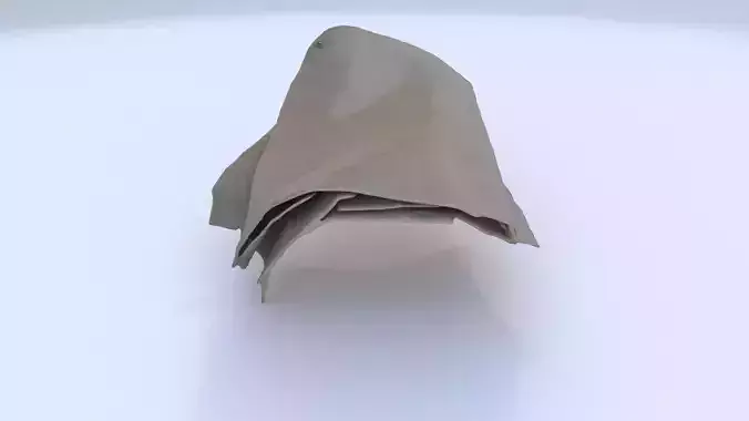 Linen Napkin 3D model