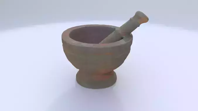 Mortar and Pestle 3D model