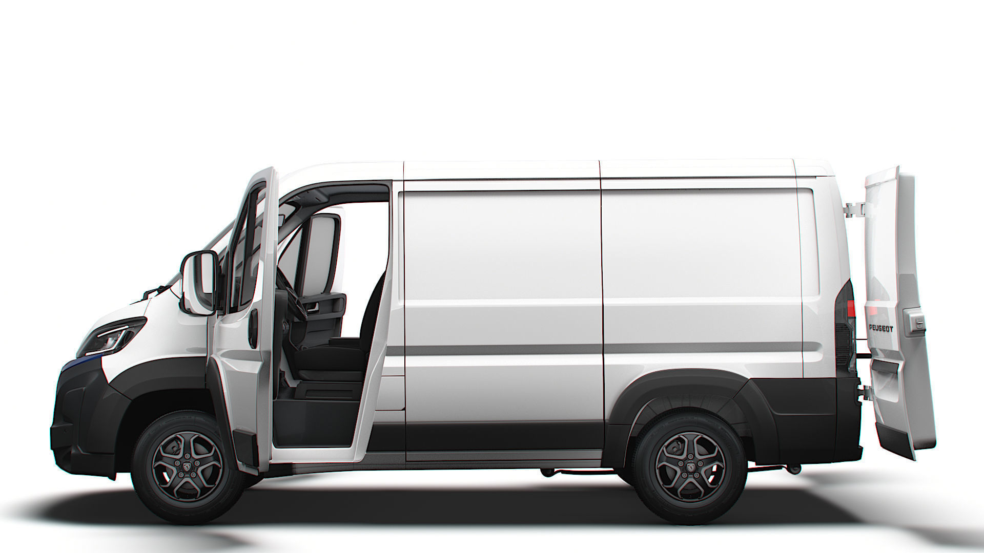 Peugeot e Boxer Van L1H1 HQ Interior 2025 3D model_4