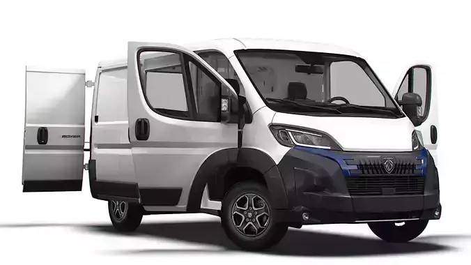Peugeot e Boxer Van L1H1 HQ Interior 2025 3D model