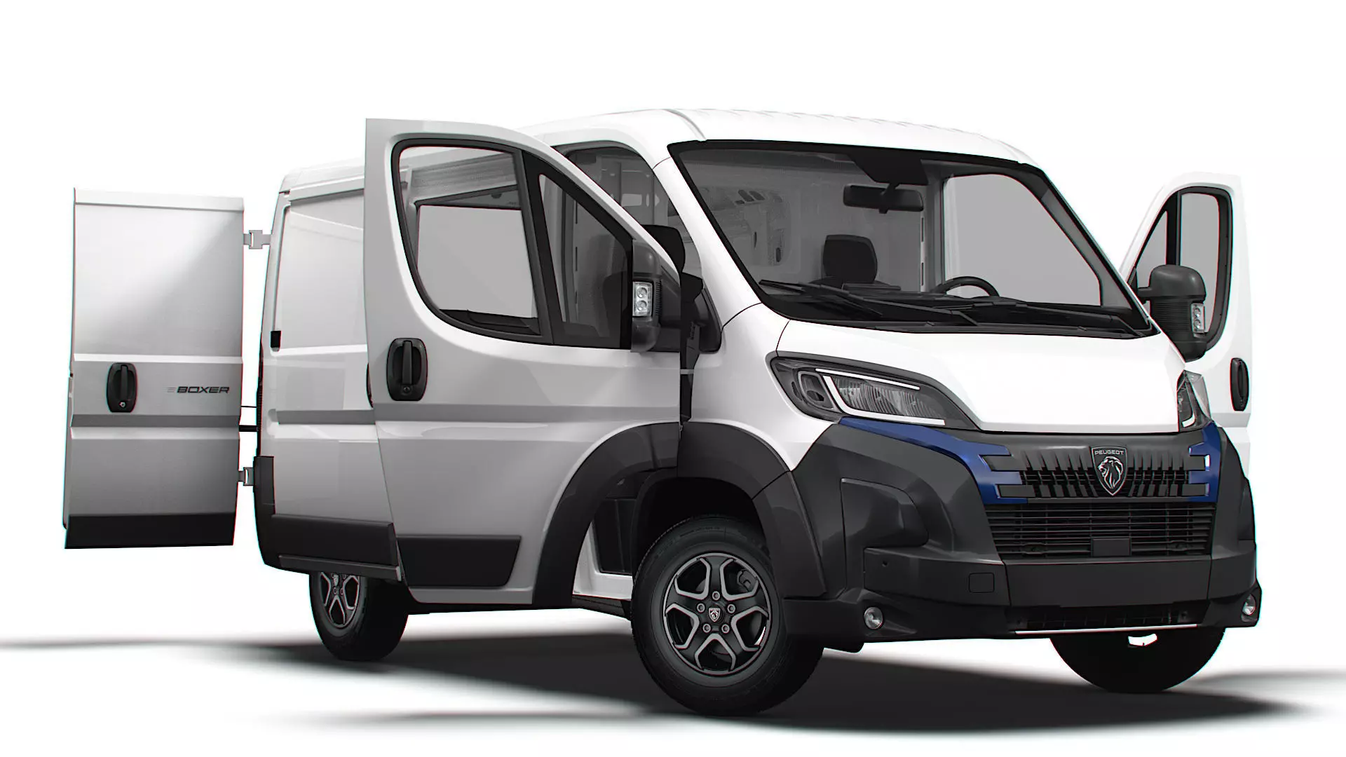 Peugeot e Boxer Van L1H1 HQ Interior 2025 3D model_0