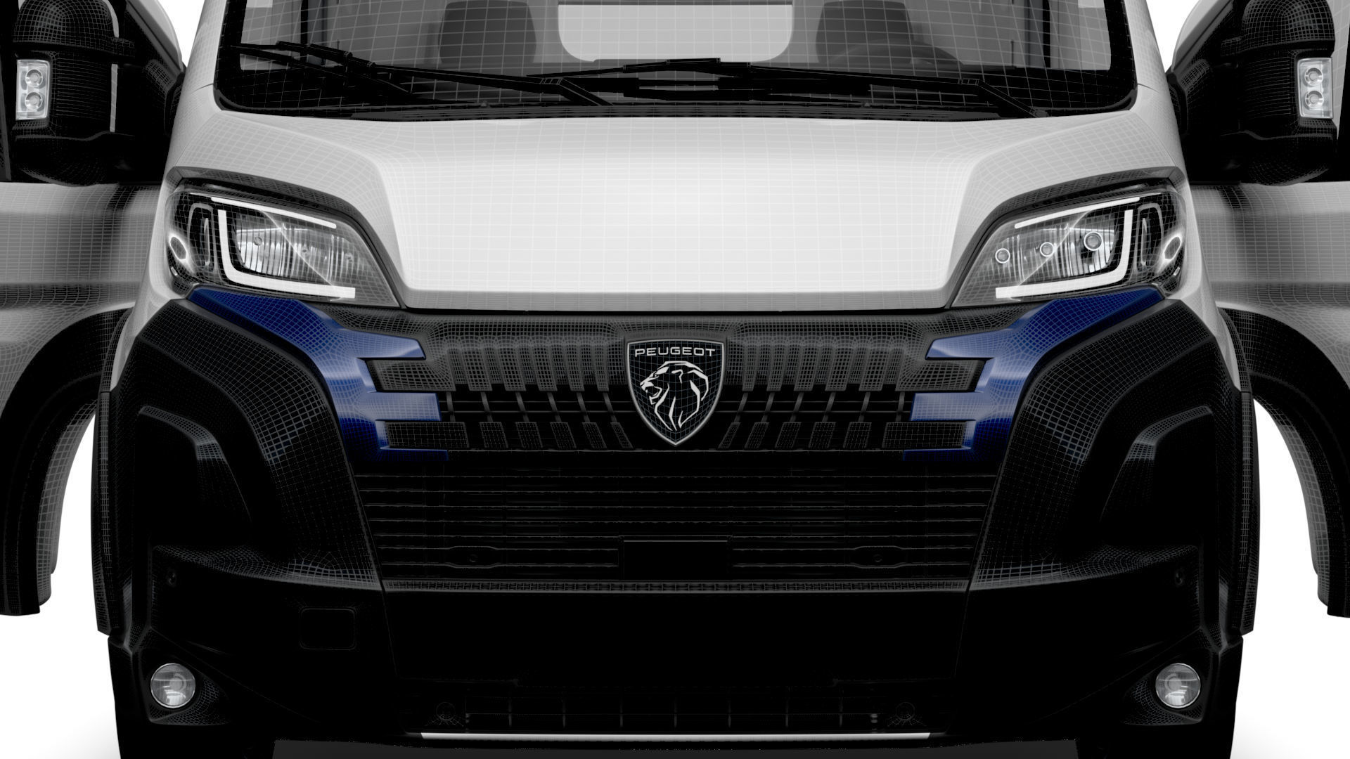 Peugeot e Boxer Van L1H1 HQ Interior 2025 3D model_20