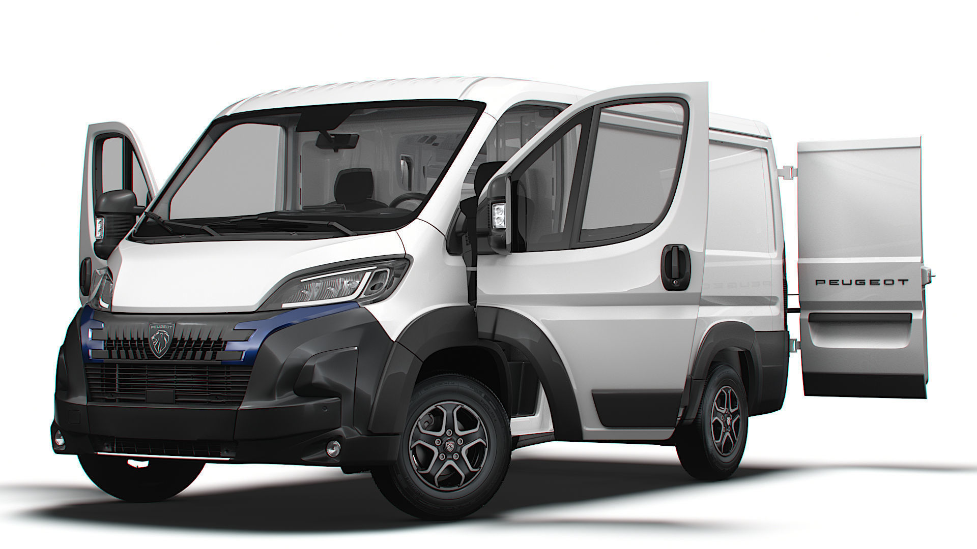 Peugeot e Boxer Van L1H1 HQ Interior 2025 3D model_8