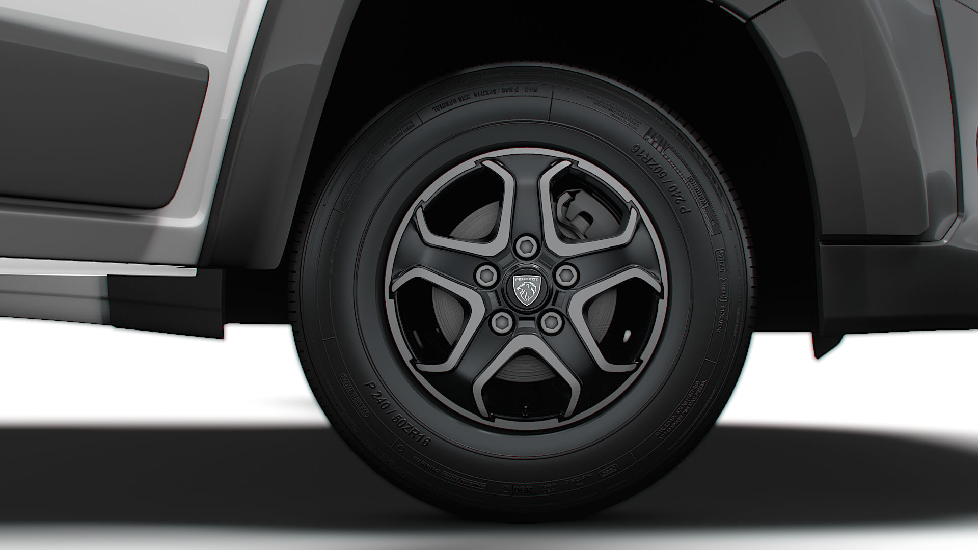 Peugeot e Boxer Van L1H1 HQ Interior 2025 3D model_9