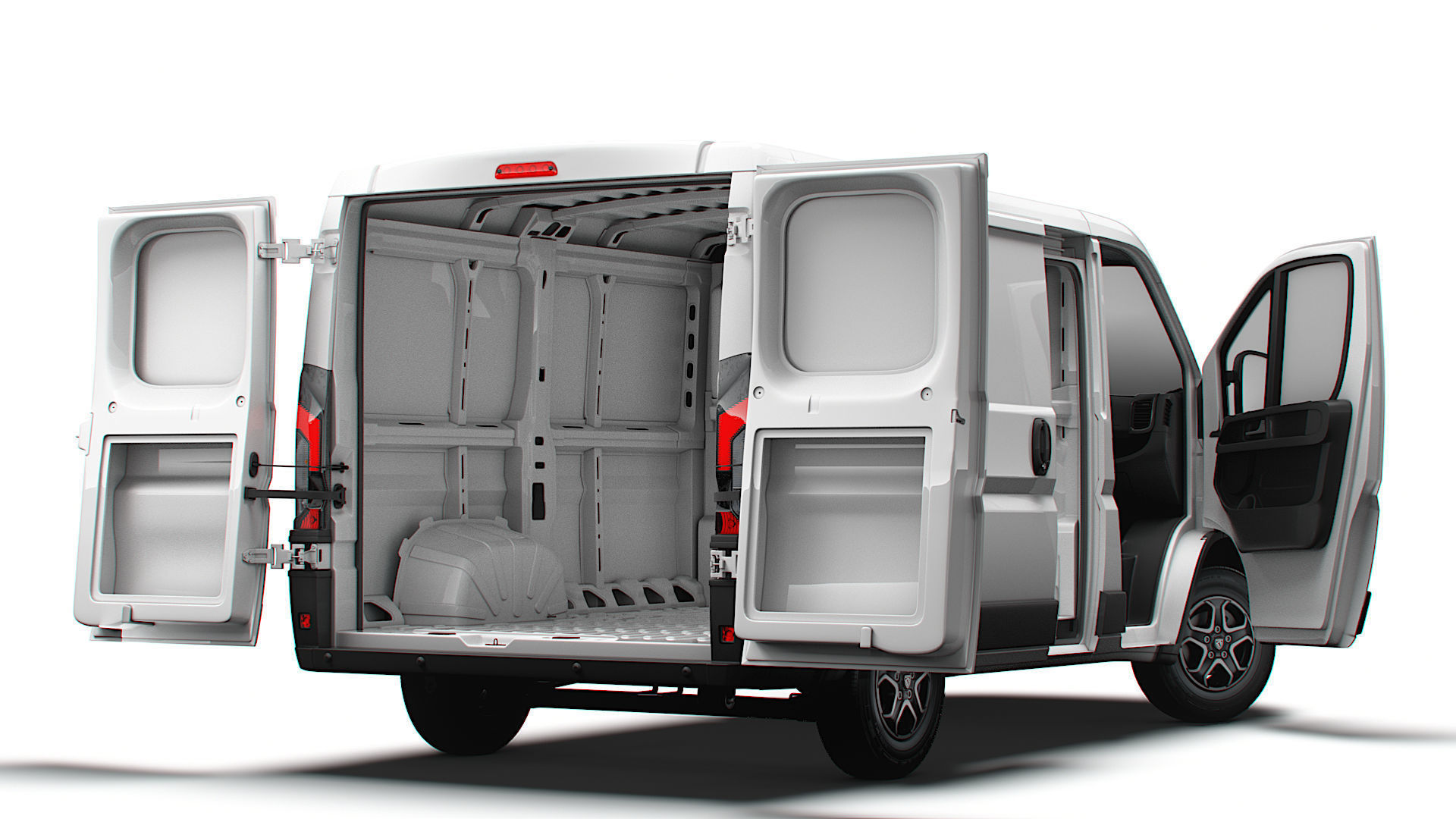 Peugeot e Boxer Van L1H1 HQ Interior 2025 3D model_5