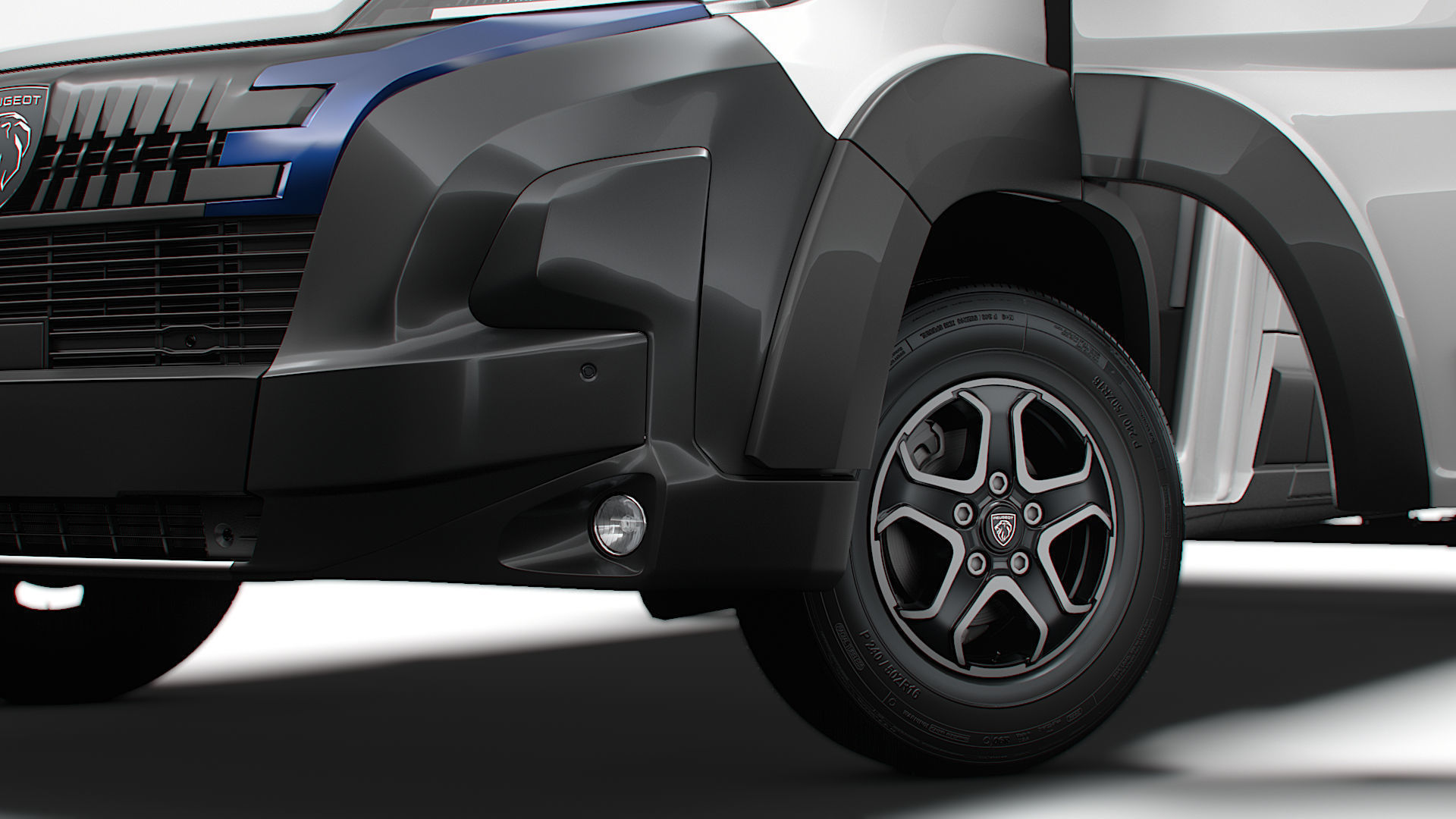 Peugeot e Boxer Van L1H1 HQ Interior 2025 3D model_3