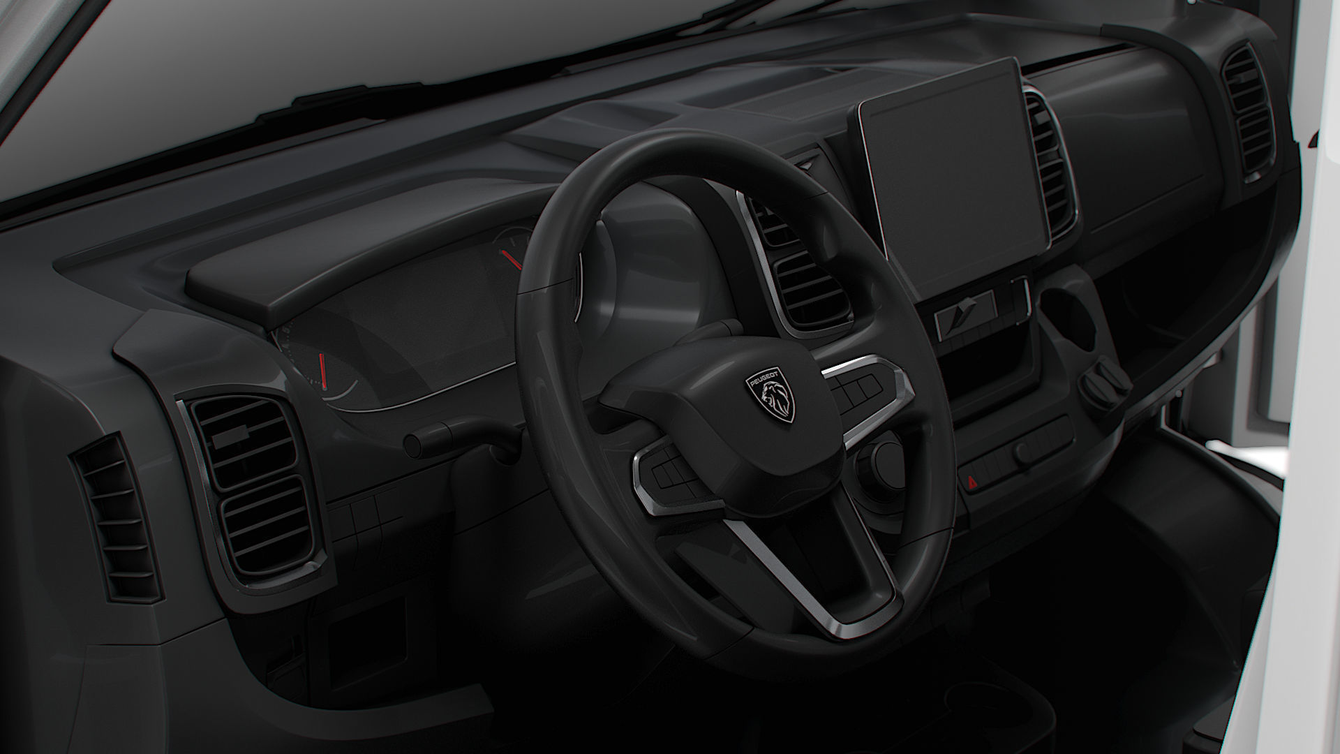 Peugeot e Boxer Van L1H1 HQ Interior 2025 3D model_2