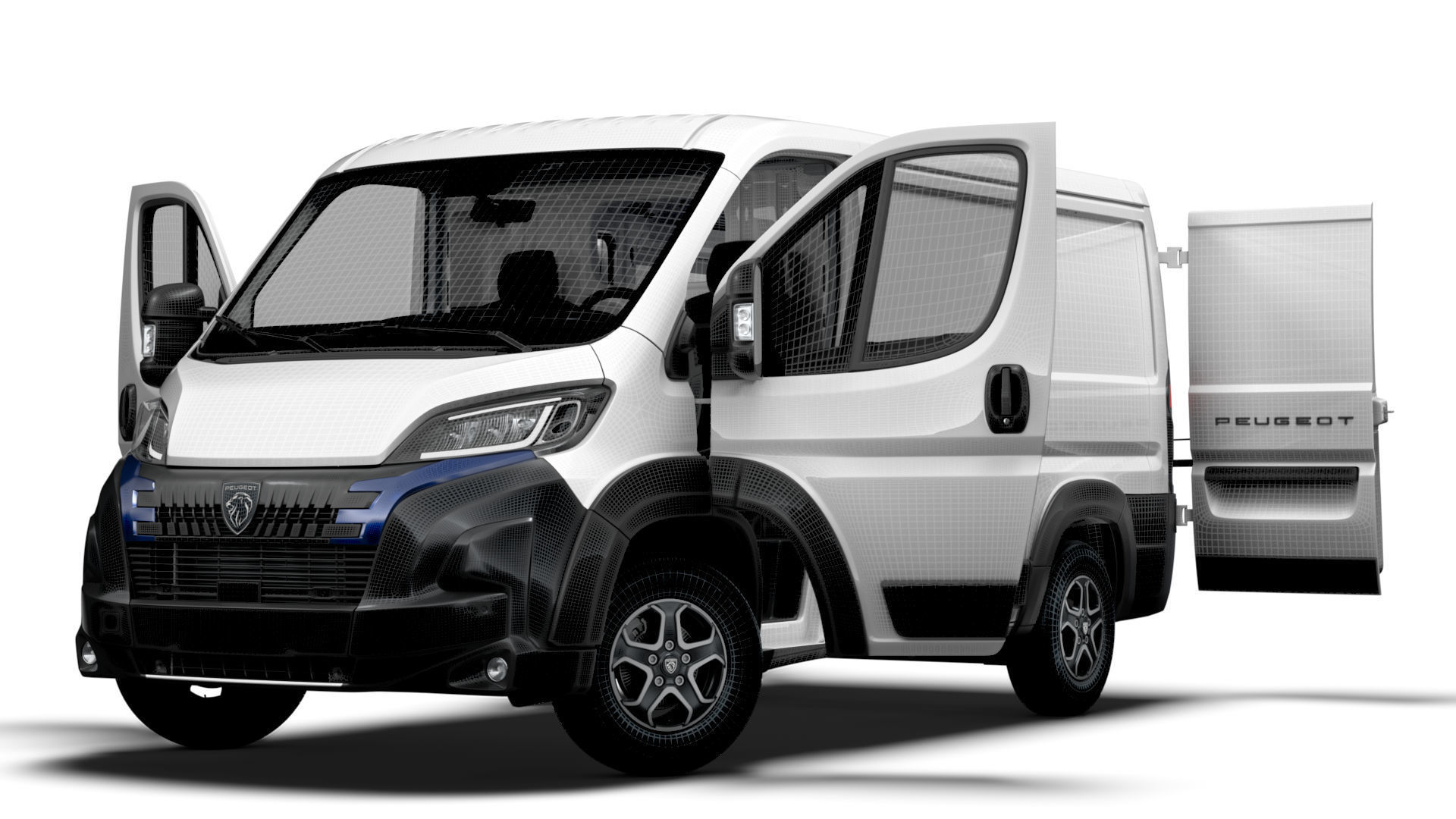 Peugeot e Boxer Van L1H1 HQ Interior 2025 3D model_21