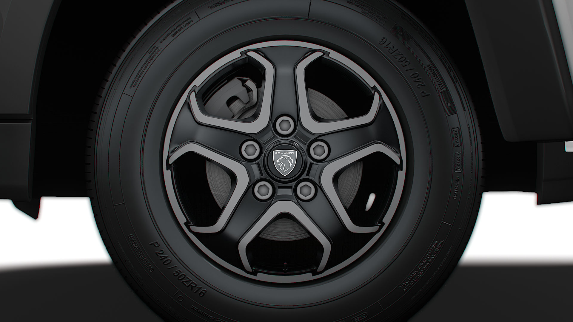 Peugeot e Boxer Van L1H1 HQ Interior 2025 3D model_11