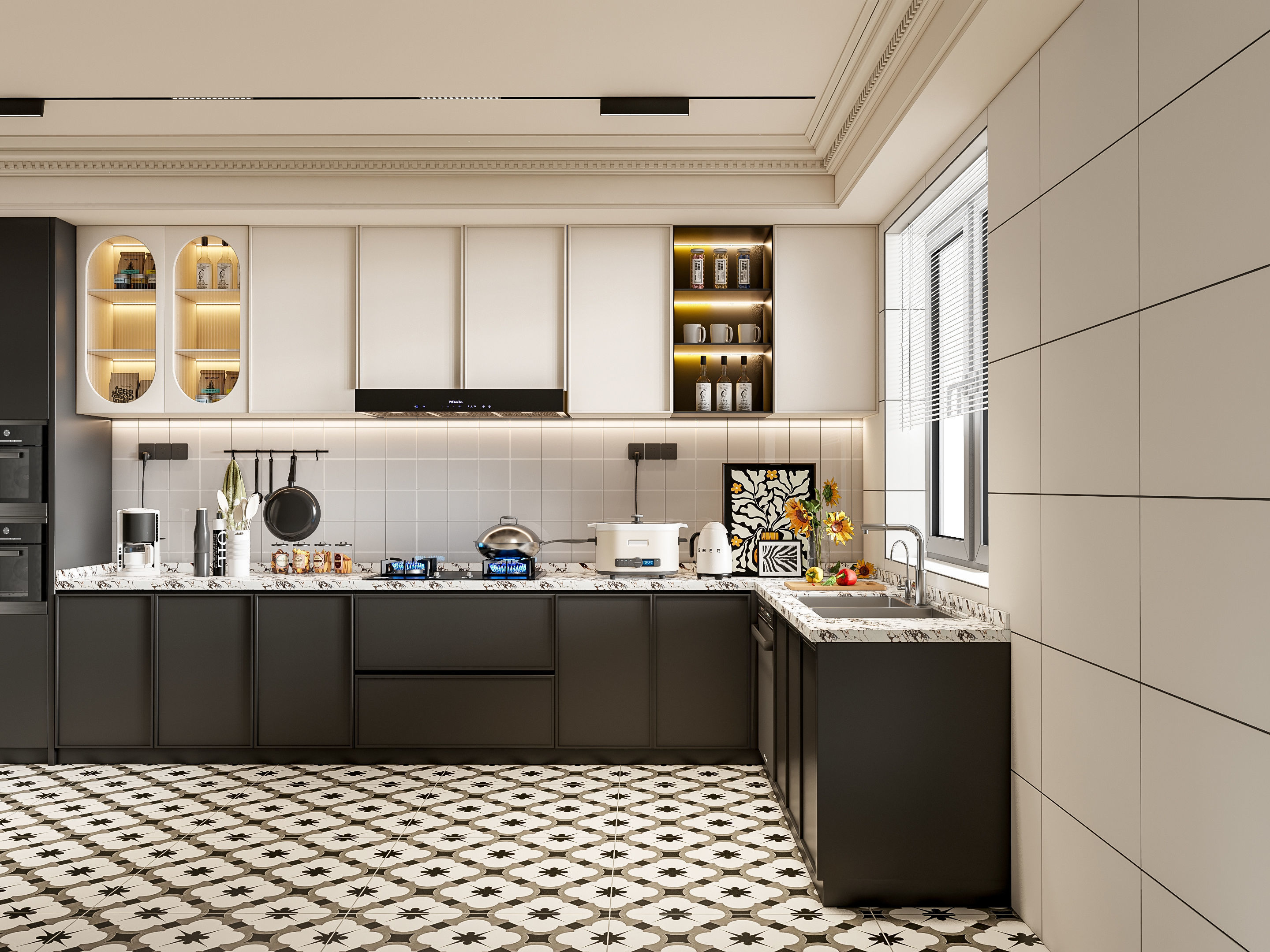 Kitchen Modern interior 78 3D model_18