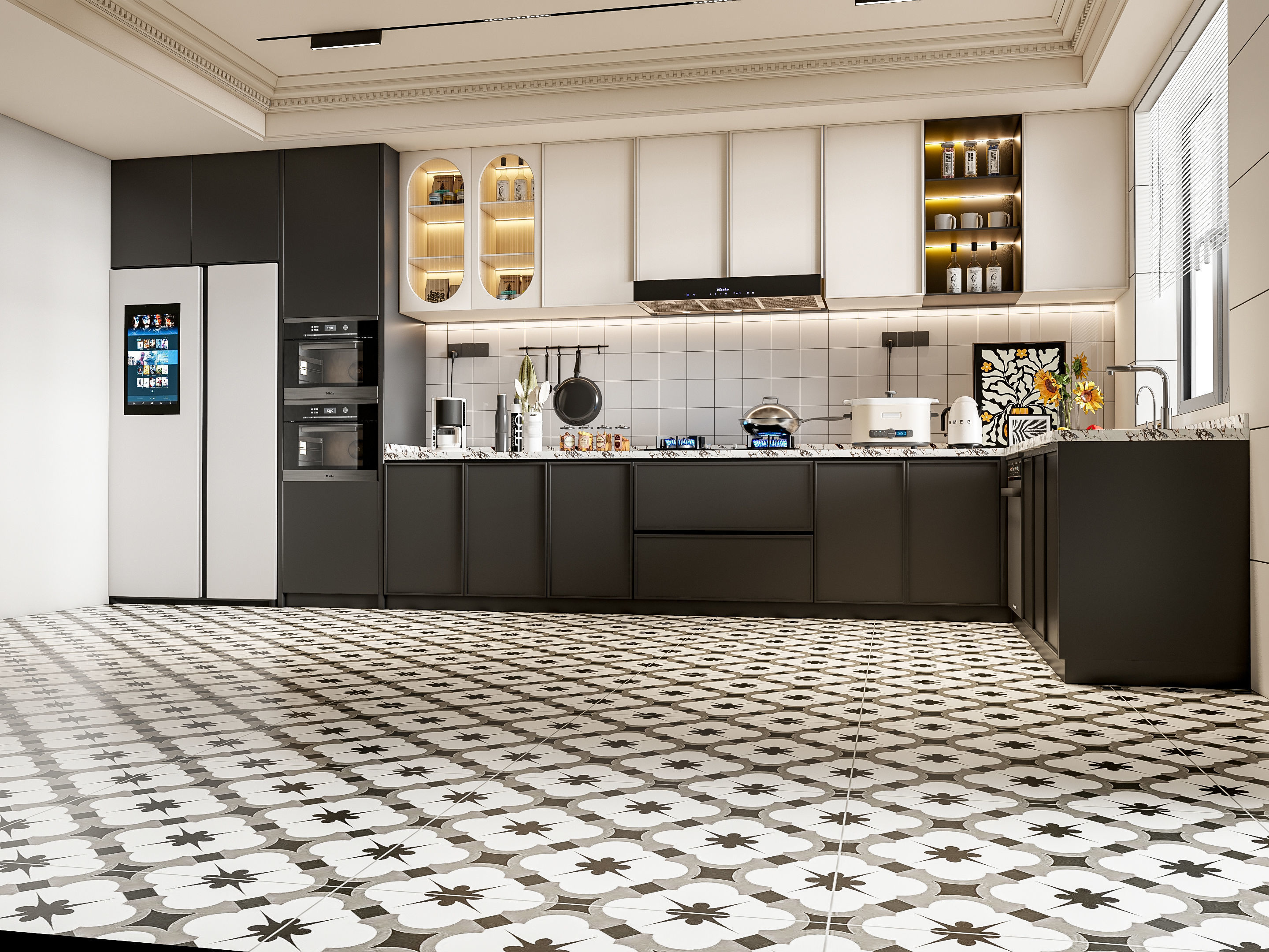 Kitchen Modern interior 78 3D model_13