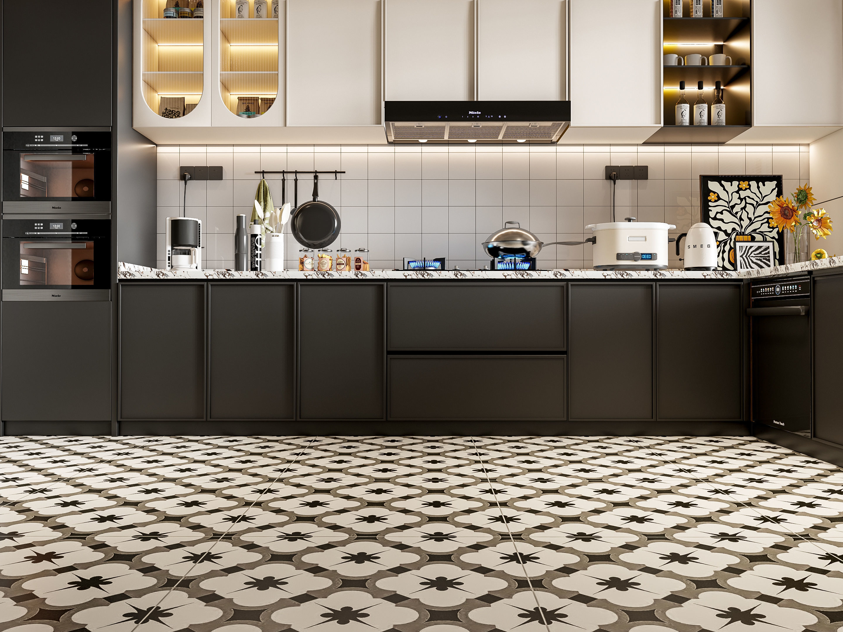 Kitchen Modern interior 78 3D model_10