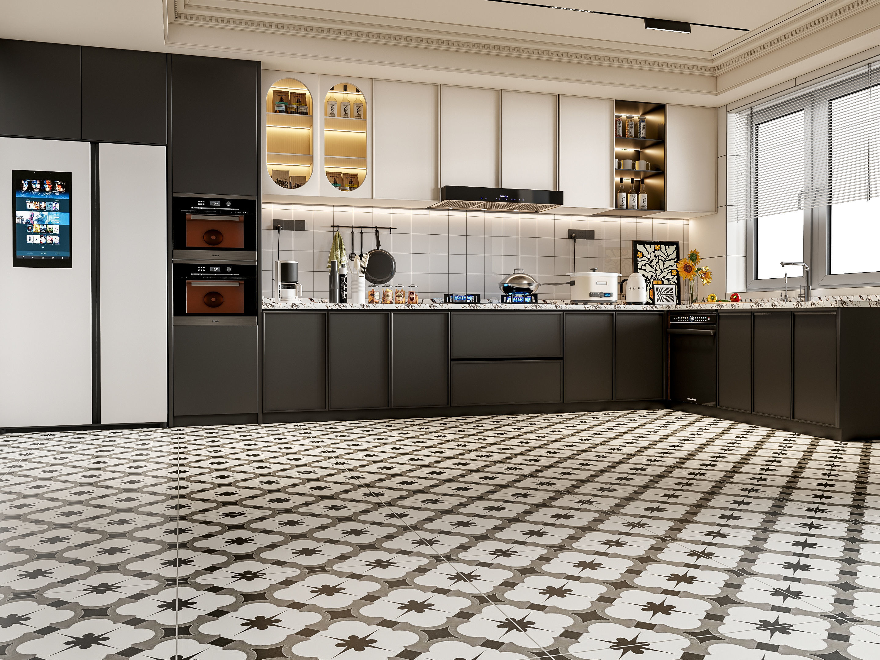 Kitchen Modern interior 78 3D model_12