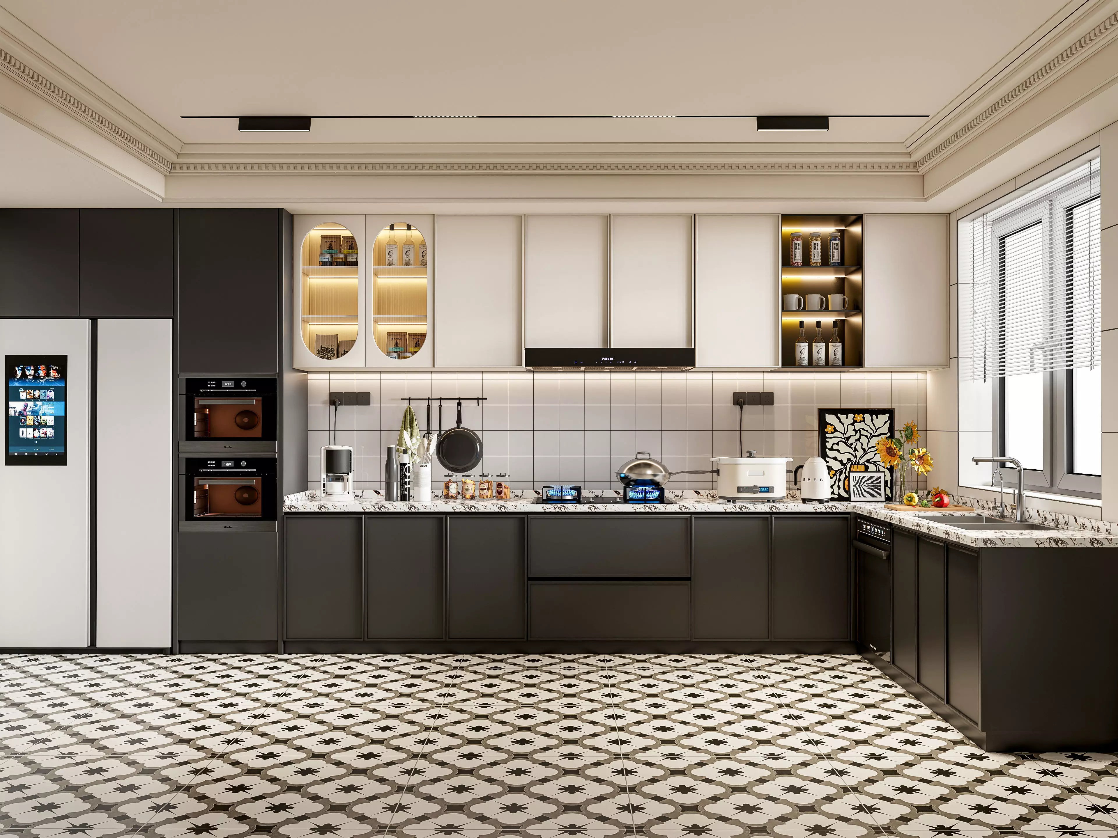 Kitchen Modern interior 78 3D model_0