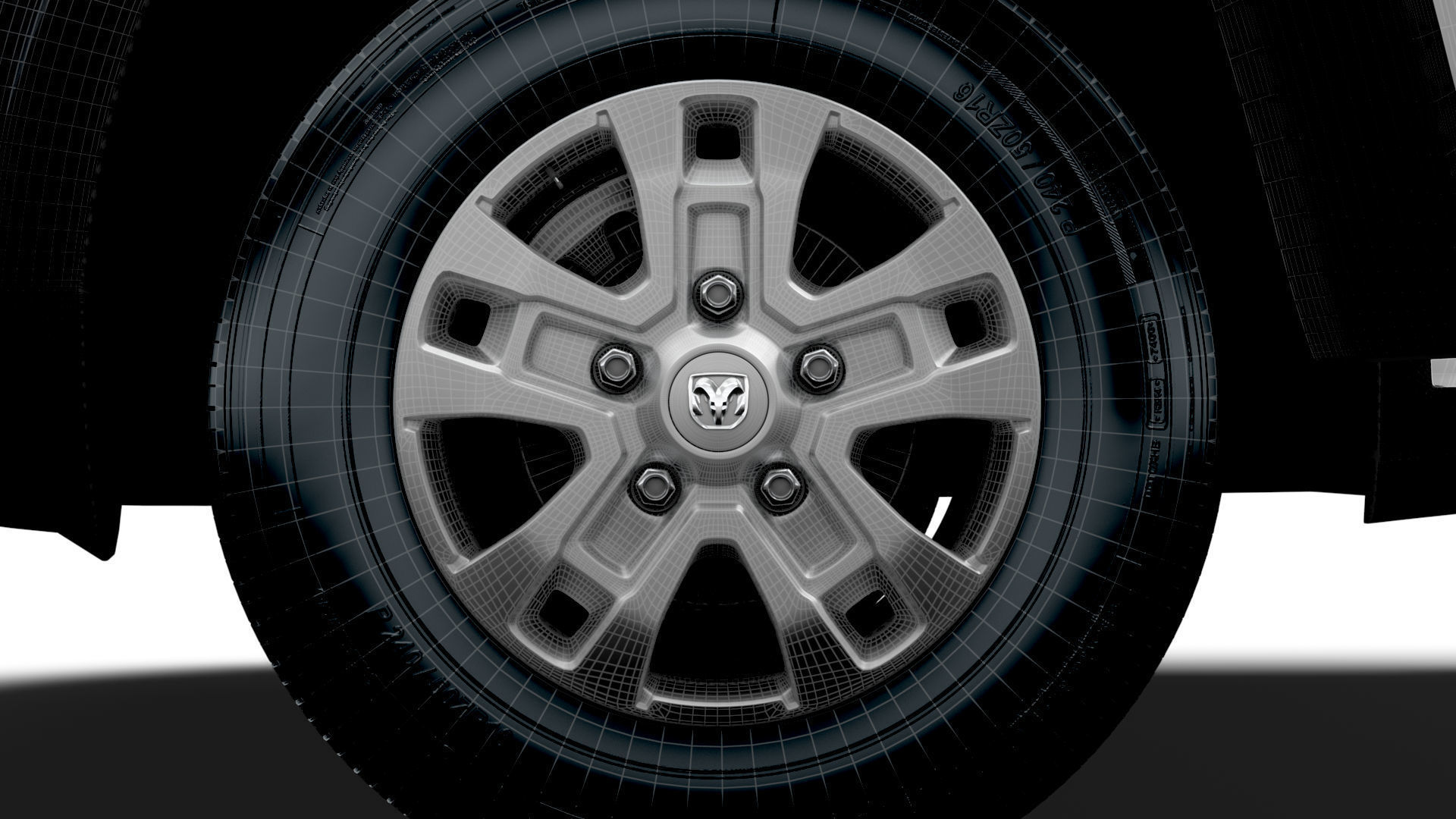 RAM Promaster e Van L1H1 HQ Interior 2025 3D model_24