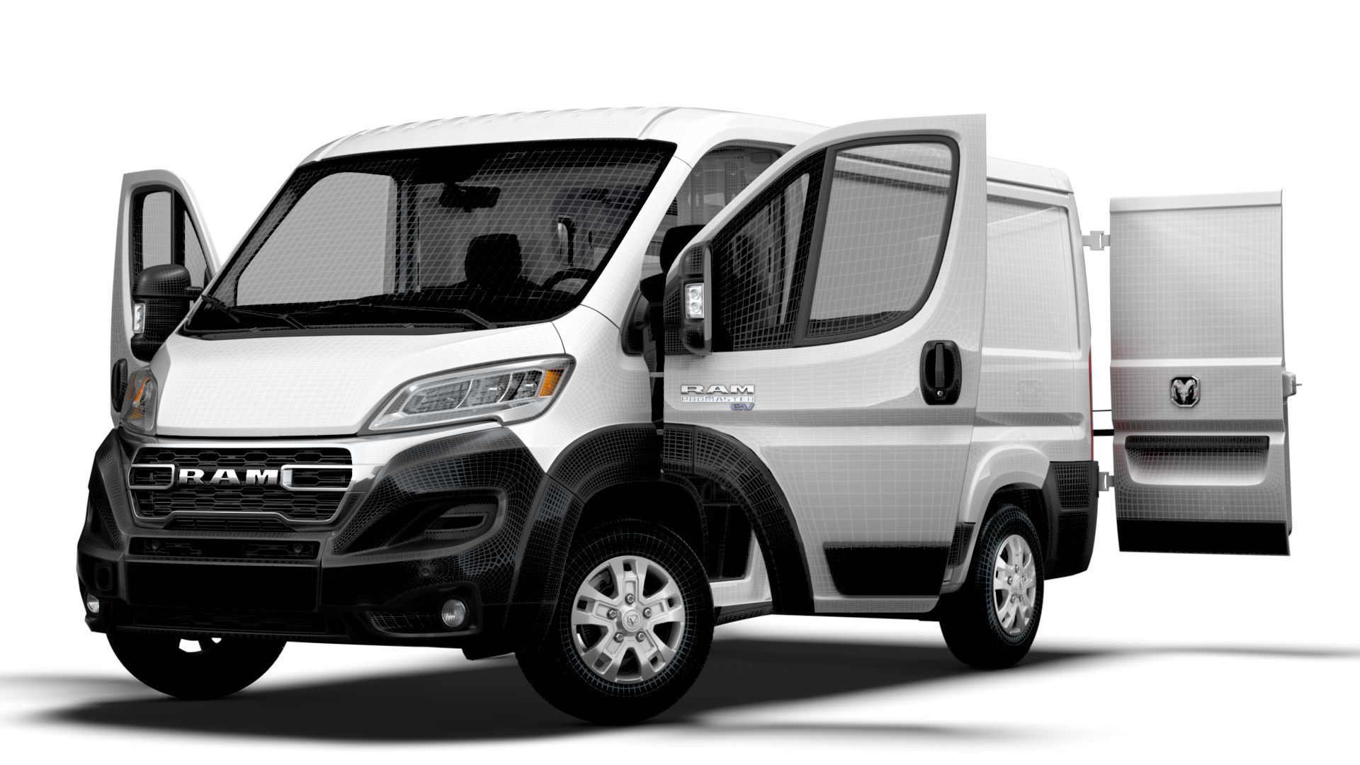 RAM Promaster e Van L1H1 HQ Interior 2025 3D model_21