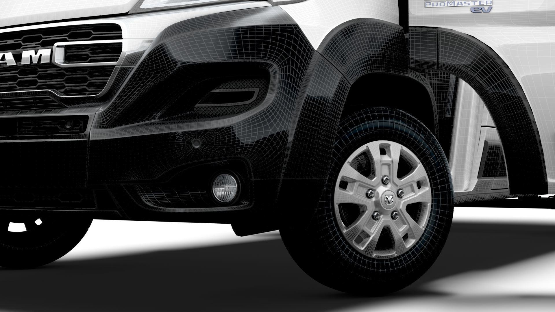 RAM Promaster e Van L1H1 HQ Interior 2025 3D model_16