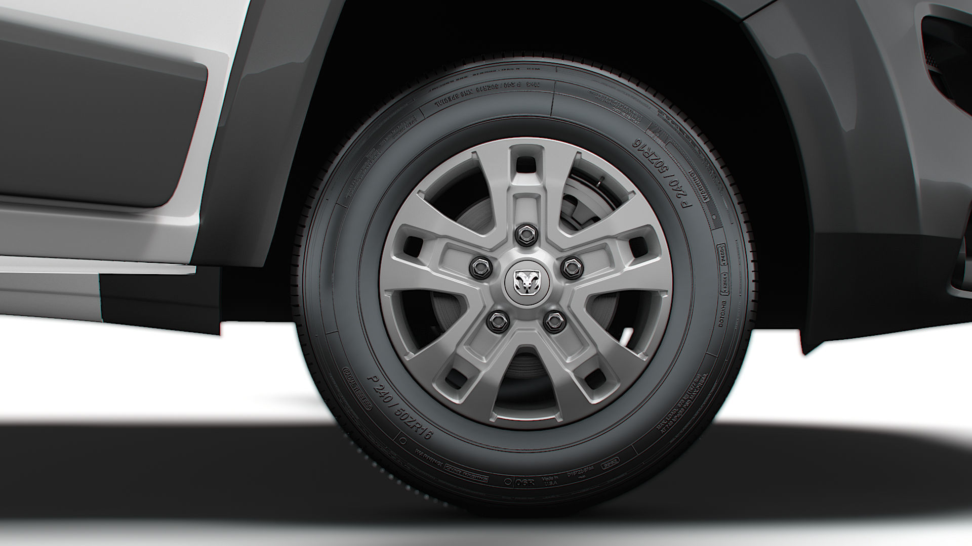 RAM Promaster e Van L1H1 HQ Interior 2025 3D model_9