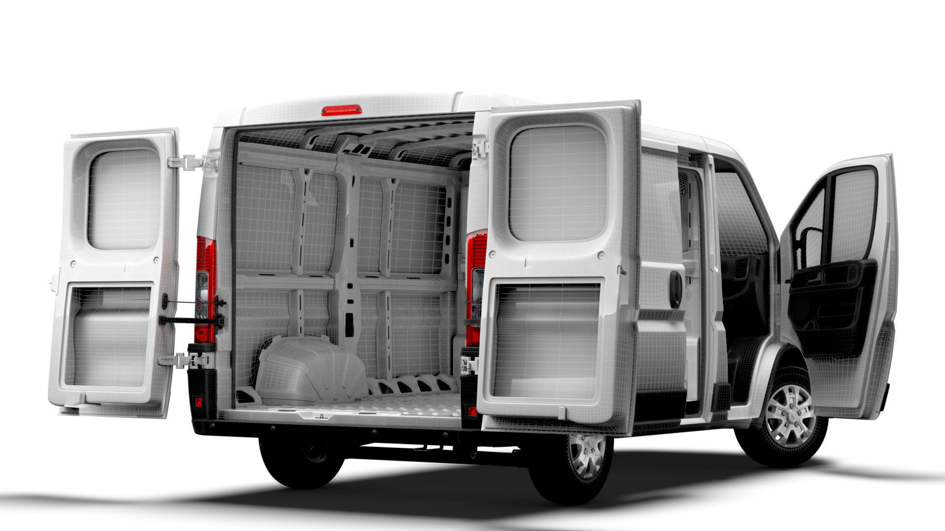 RAM Promaster e Van L1H1 HQ Interior 2025 3D model_18