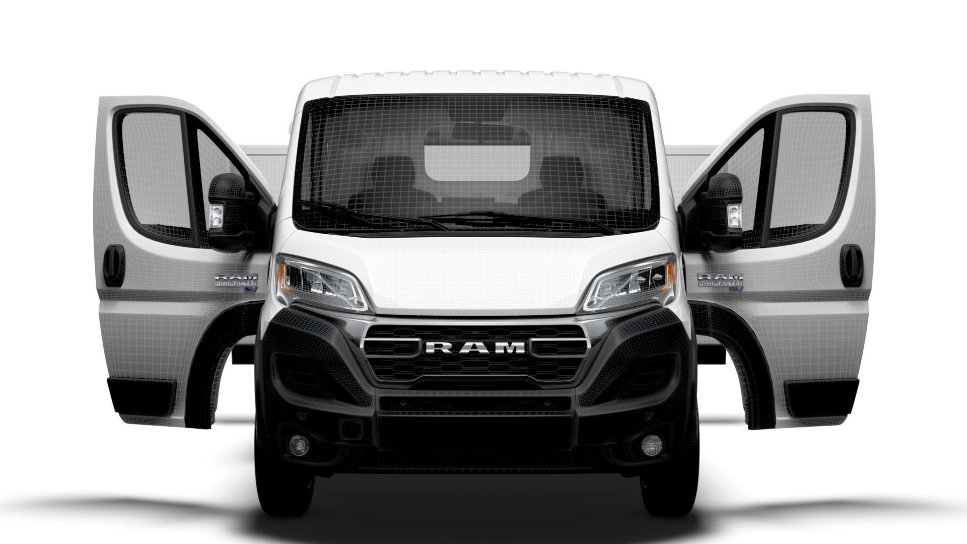 RAM Promaster e Van L1H1 HQ Interior 2025 3D model_19