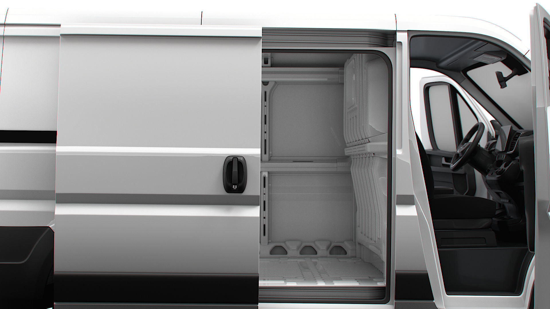 RAM Promaster e Van L1H1 HQ Interior 2025 3D model_1