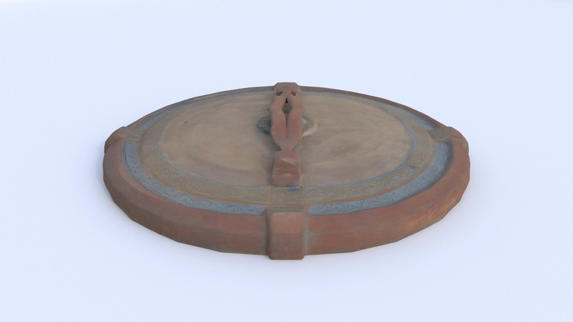 Serving Platter 3D model_2